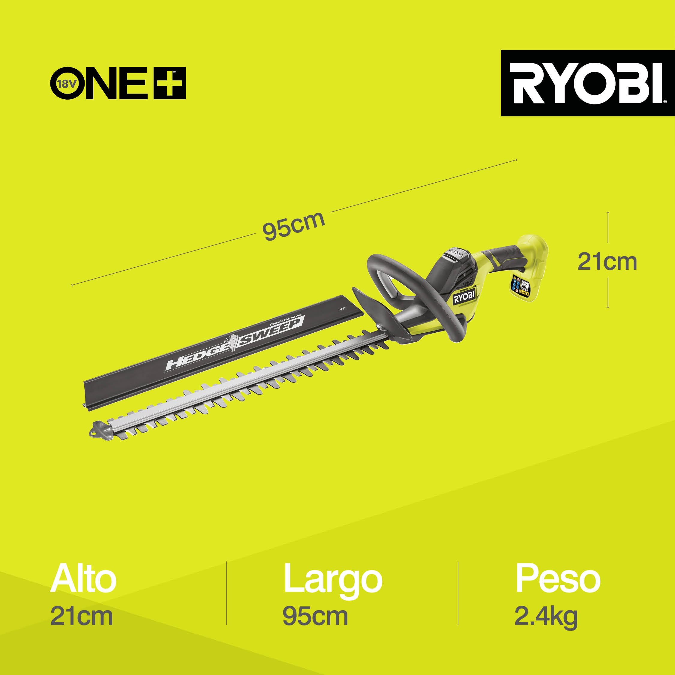 ryobi-ry18ht50a-0-tagliasiepi-a-batteria-18v-one-lama-50-cm-affilata-al-diamante image 4