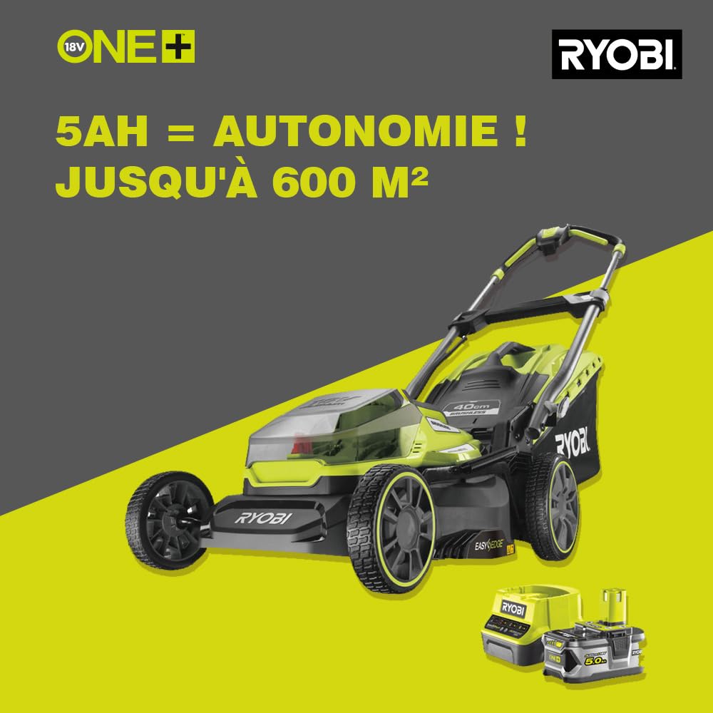 ryobi-ry18lmx40a-150-tosaerba-brushless-a-batteria-18v-one-con-batteria-5-0-ah-s image 2