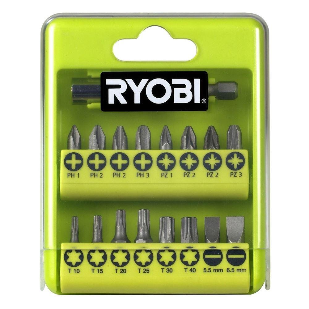 ryobi-set-di-17-punte-per-avvitatore-25-mm-philips-piatti-pozidriv-torx-con-port image 2