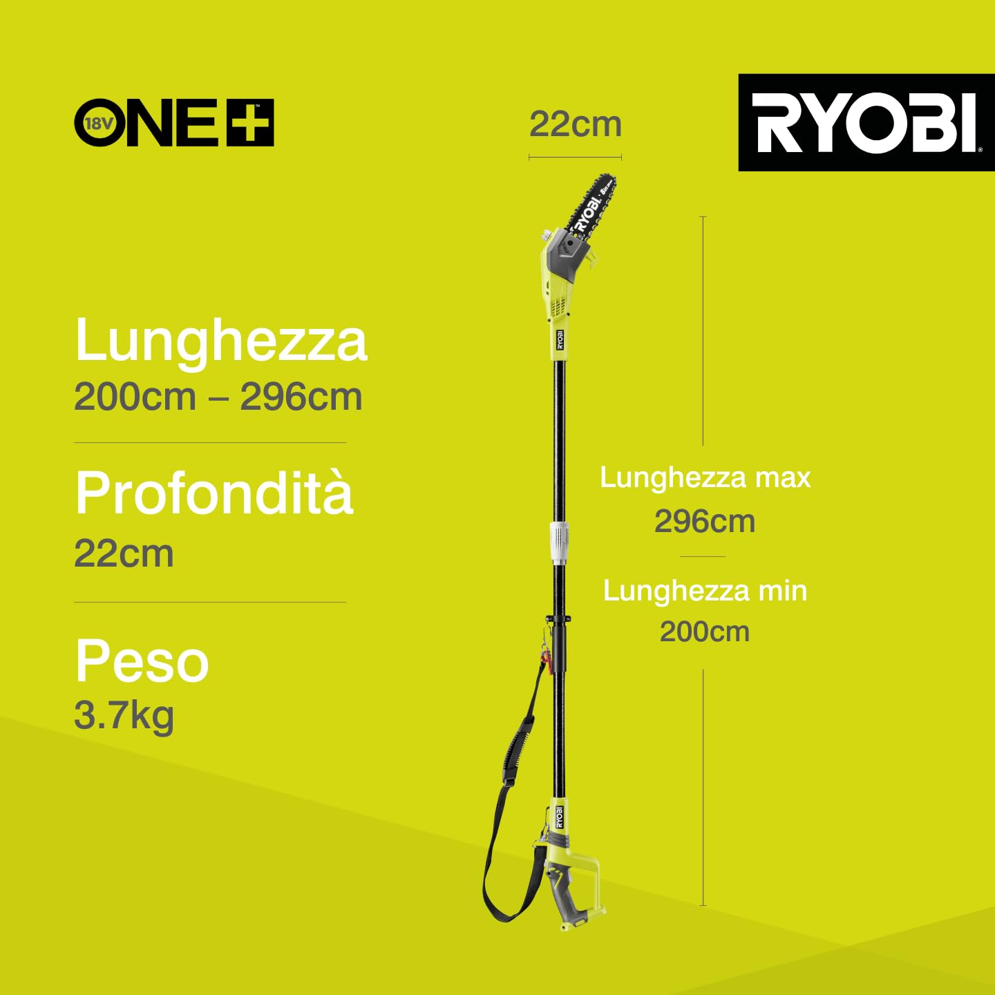 ryobi-opp1820-potatore-a-palo-a-batteria-18v-one-barra-20-cm-albero-estensibile- image 8