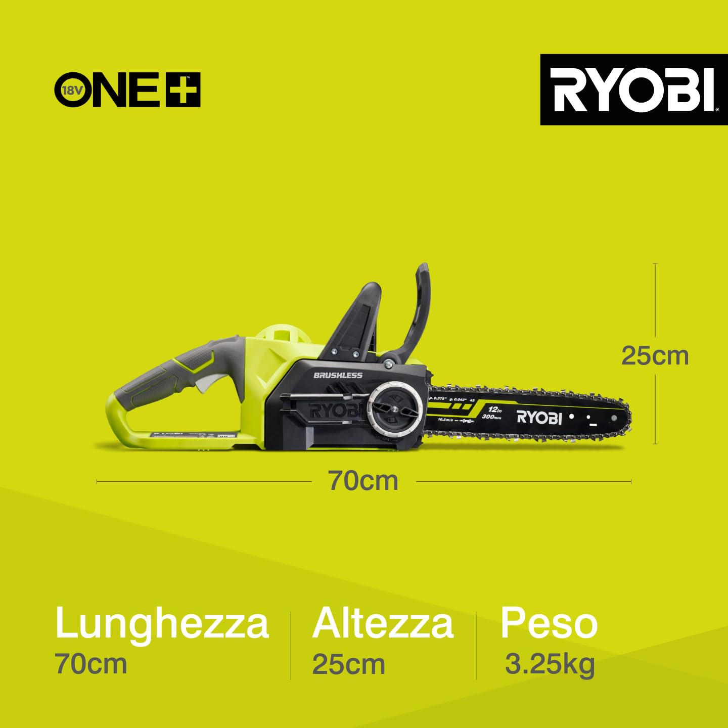 ryobi-ocs1830-elettrosega-brushless-a-batteria-18v-one-barra-30-cm-freno-catena- image 8