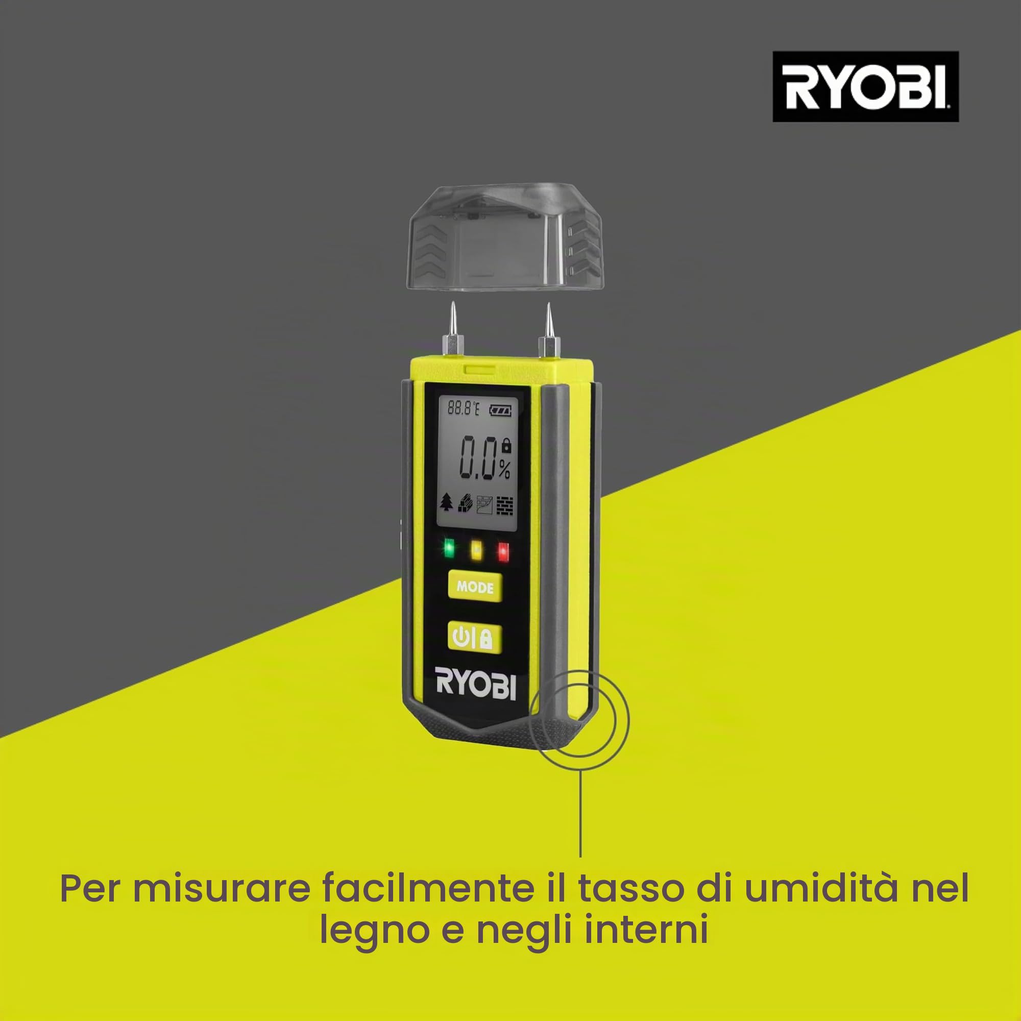 ryobi-rbpinmm1-misuratore-di-umidit-18v-one-per-legno-gesso-e-calcestruzzo-batte image 5