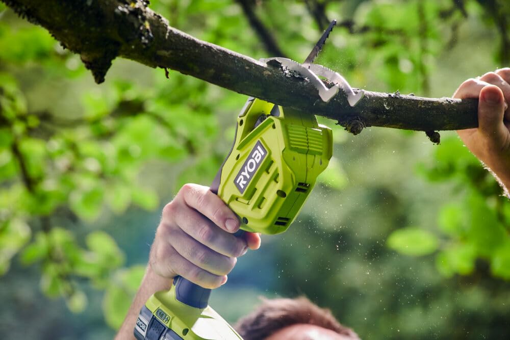ryobi-ry18psa-0-18v-one-seghetto-da-potatura-a-batteria-lama-150-mm-capacit-di-t image 2