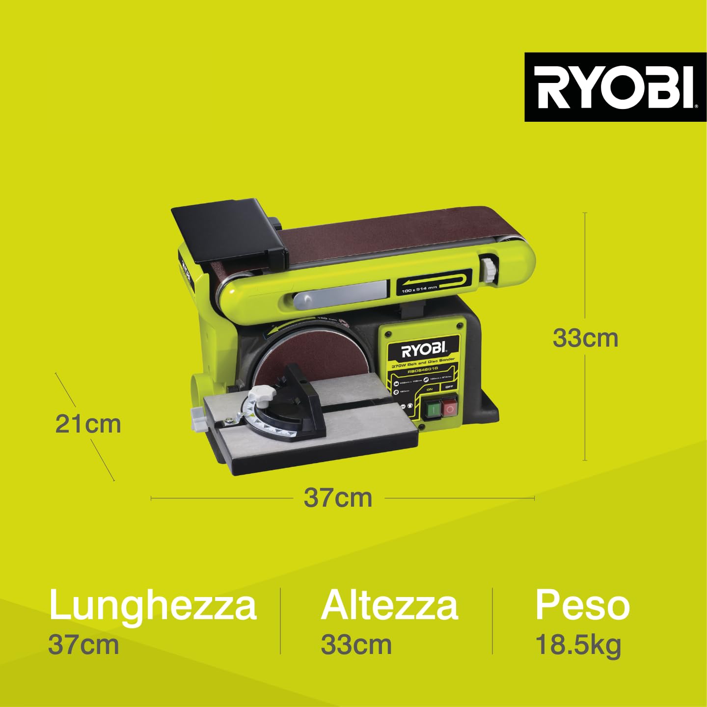 ryobi-rbds4601g-levigatrice-a-nastro-e-disco-motore-a-induzione-375w-disco-150-m image 6