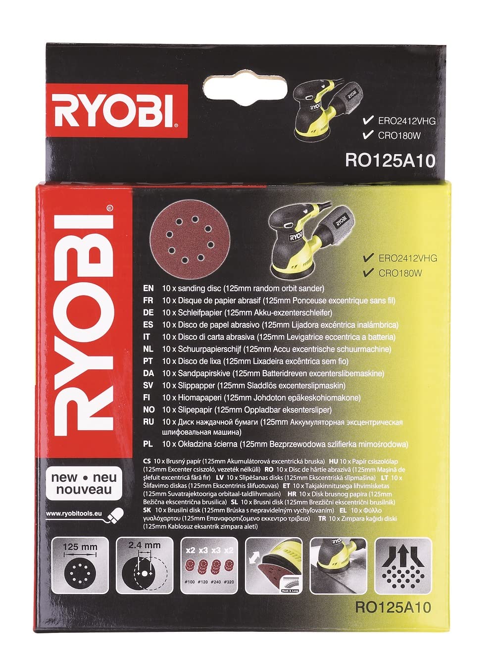 ryobi-dischi-abrasivi-autoaggancianti-125-mm-per-levigatrice-orbitale-confezione image 6