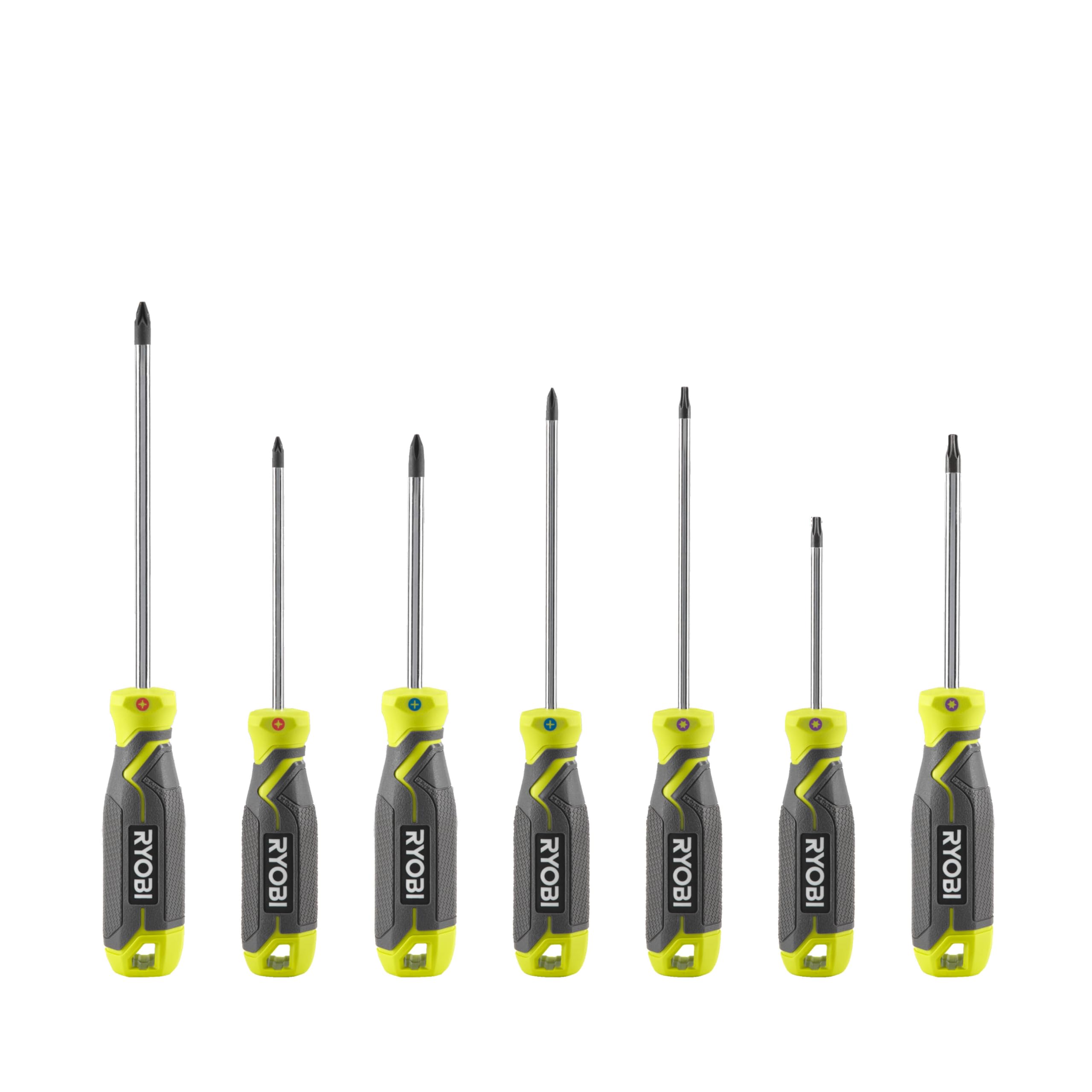 ryobi-rhsds7pc-set-7-cacciaviti-magnetici-ph1-ph2-pz1-pz2-t15-t20-t25-con-manico image 1