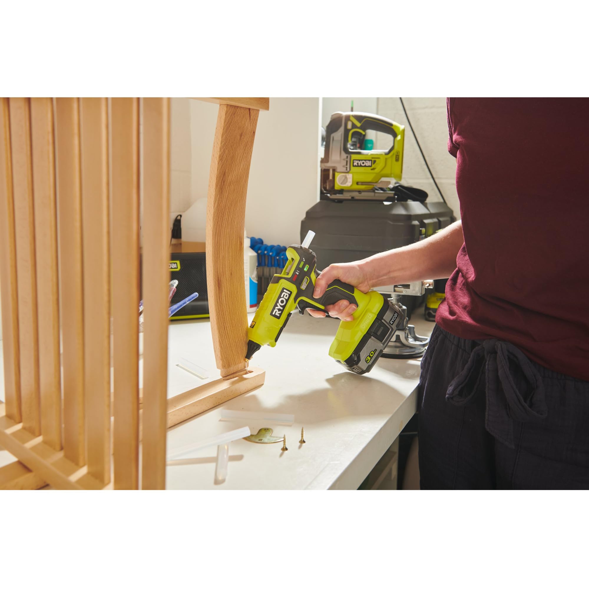 ryobi-rgl18-0-18v-one-pistola-incollatrice-a-caldo-doppia-temperatura-200-c-130- image 3