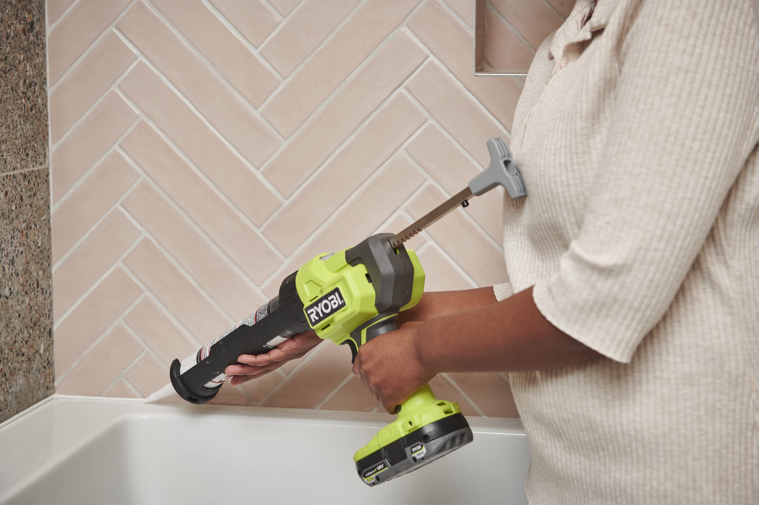 ryobi-rcg18-0-pistola-per-cartucce-silicone-18v-one-con-6-velocit-225-kg-2-225-n image 4