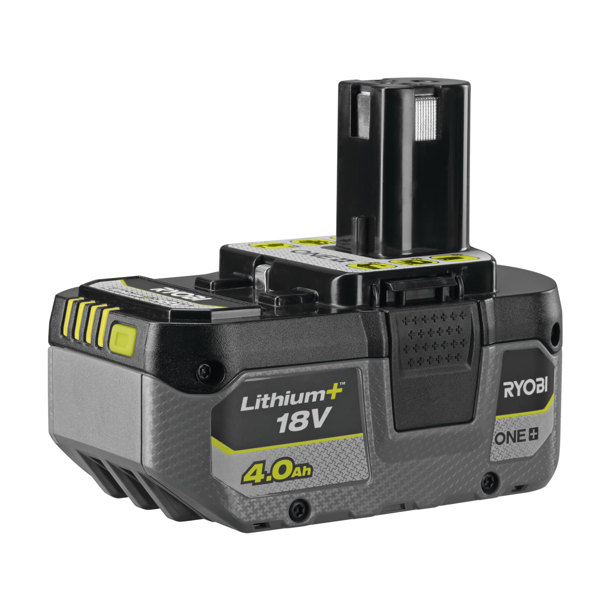 ryobi-rb1840x-batteria-al-litio-18v-one-4-0-ah-compatta-indicatore-di-carica-tec image 1