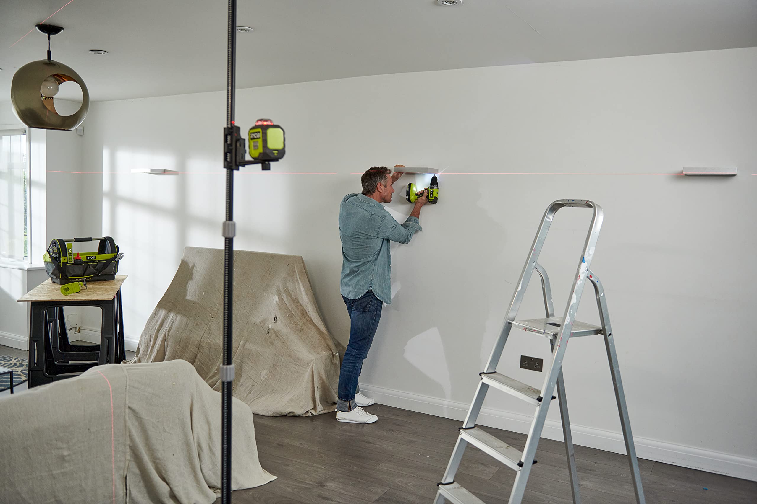 ryobi-rb360rll-livella-laser-360-rossa-autolivellante-18v-one-batteria-non-inclu image 2
