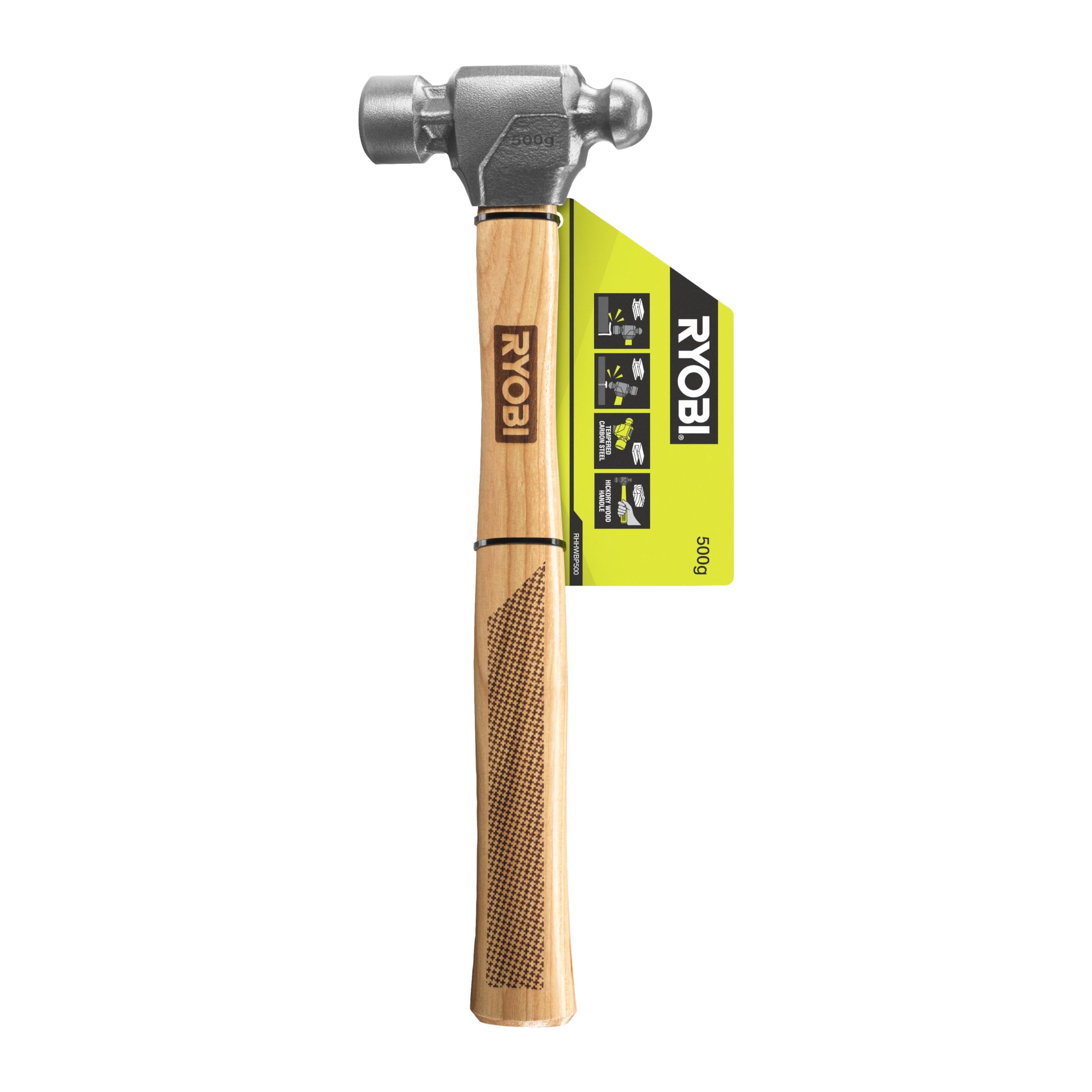 ryobi-rhhwbp500-martello-da-lattoniere-500-g-con-manico-in-hickory image 5
