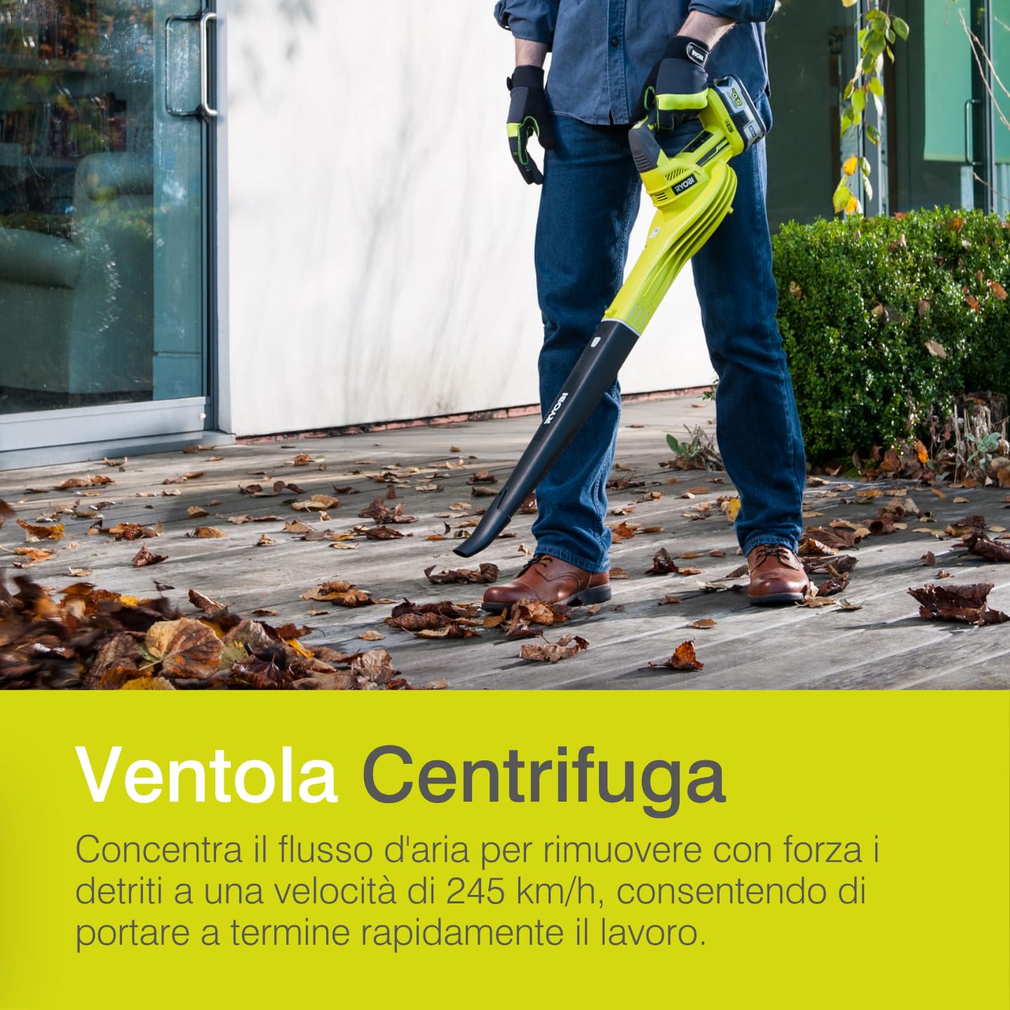 ryobi-obl1820s-soffiatore-a-batteria-18v-one-compatto-velocit-aria-245-km-h-grip image 8