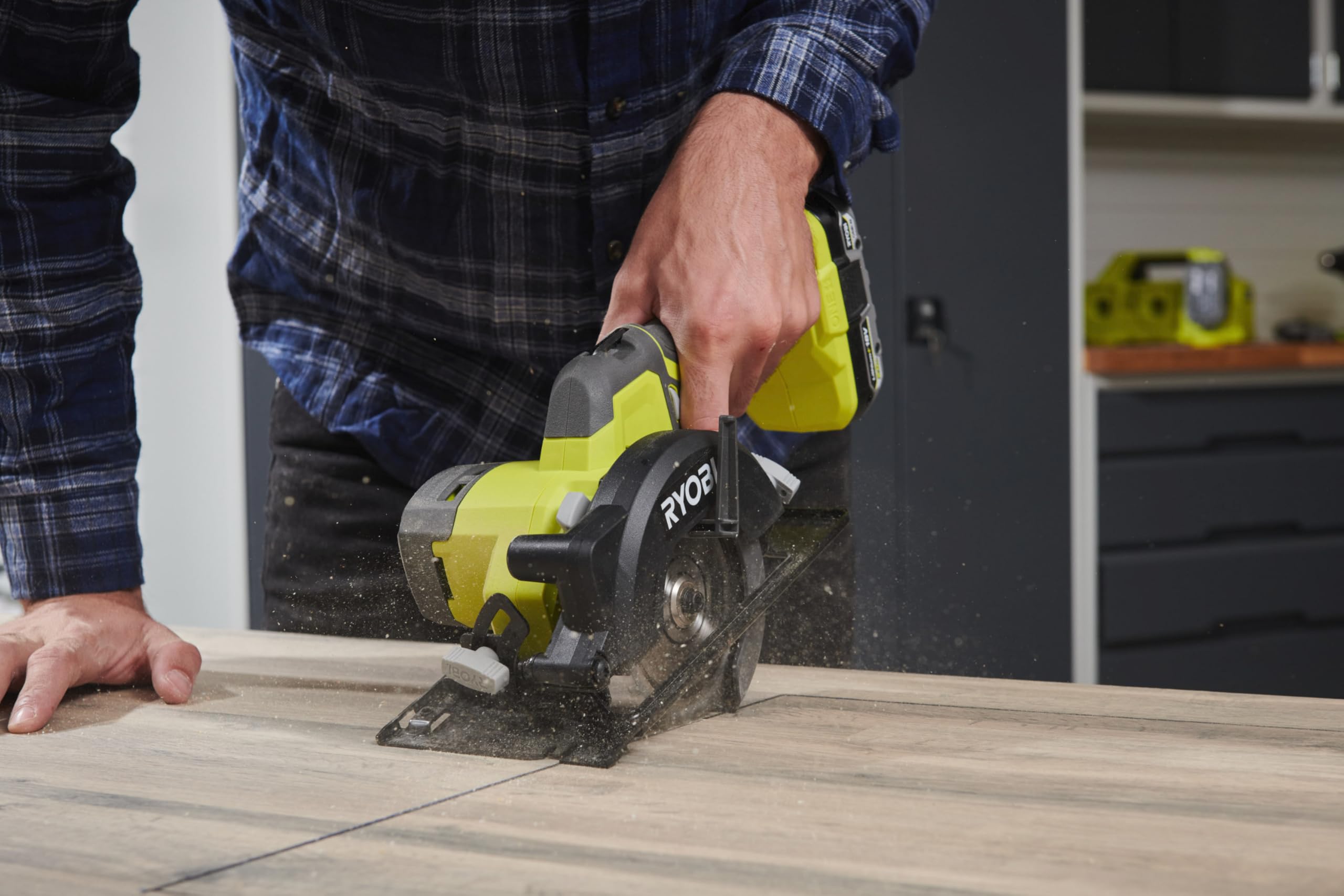 ryobi-r18cs115-0-sega-circolare-compatta-18v-one-lama-115-mm-taglio-43-mm image 2