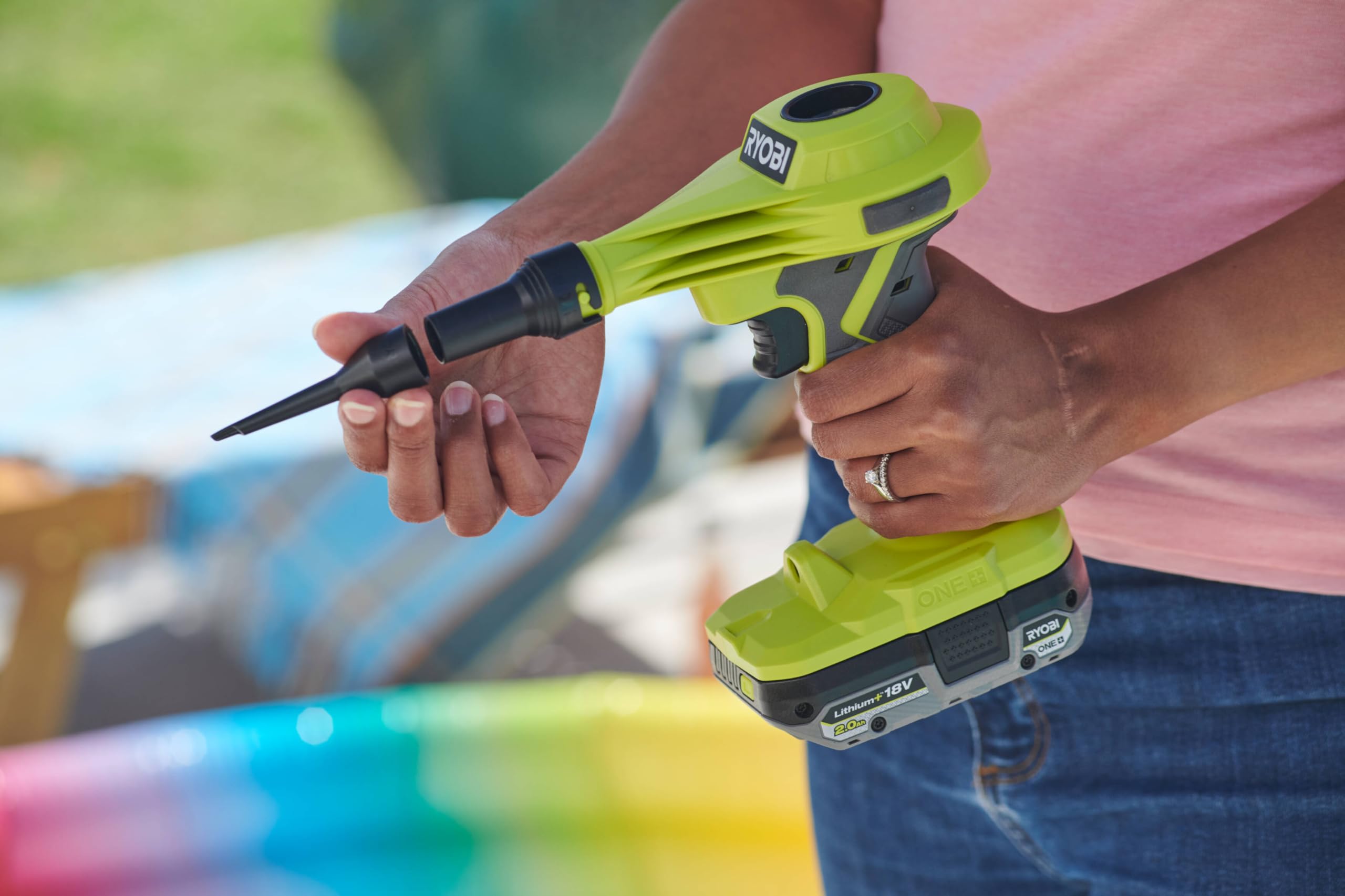 ryobi-rvi18-0-compressore-soffiatore-18v-one-flusso-510-l-min-gonfiaggio-sgonfia image 4