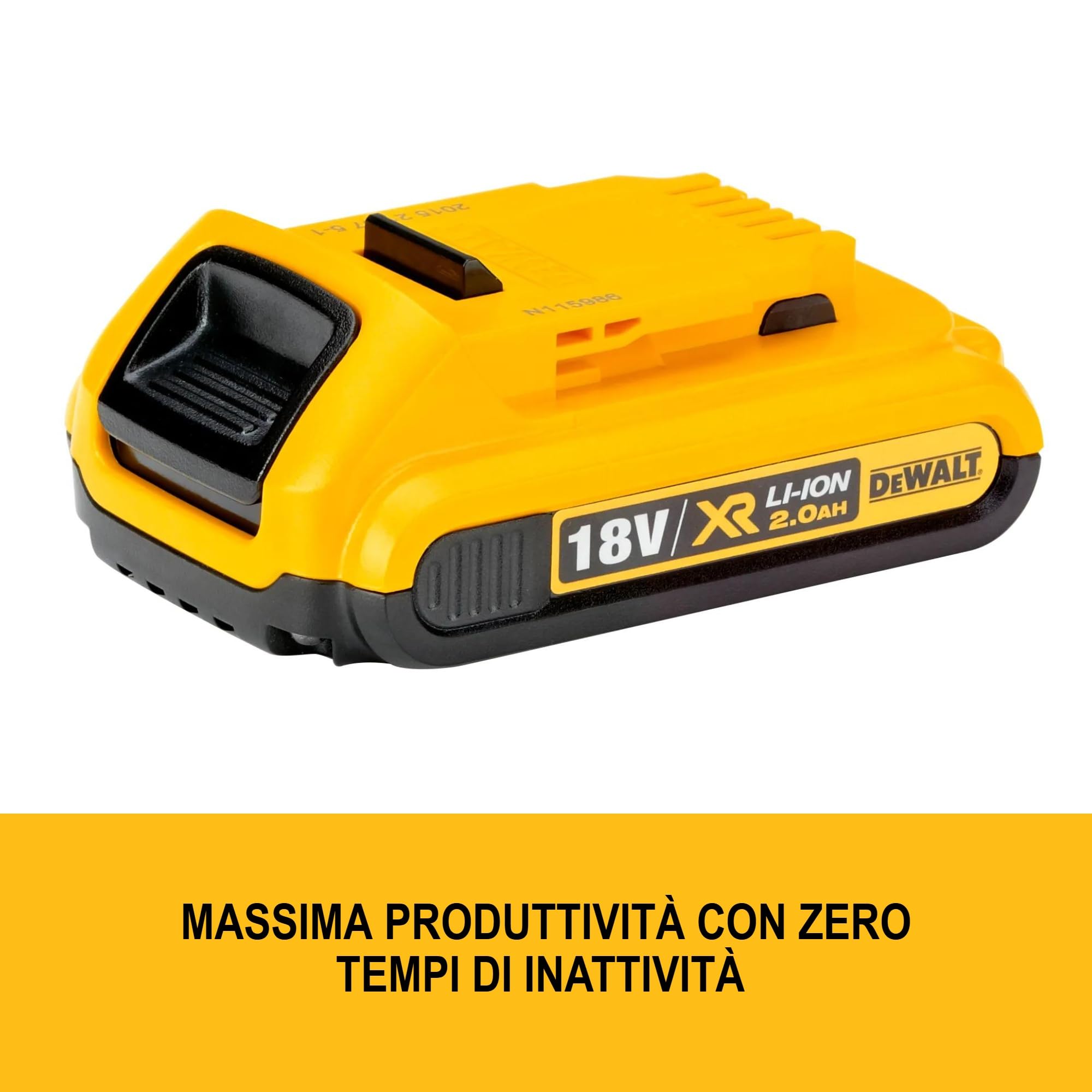 dewalt-dcb183-xj-batteria-li-ion-18v-2-0ah-xr-protezioni-integrate-indicatore-3- image 4