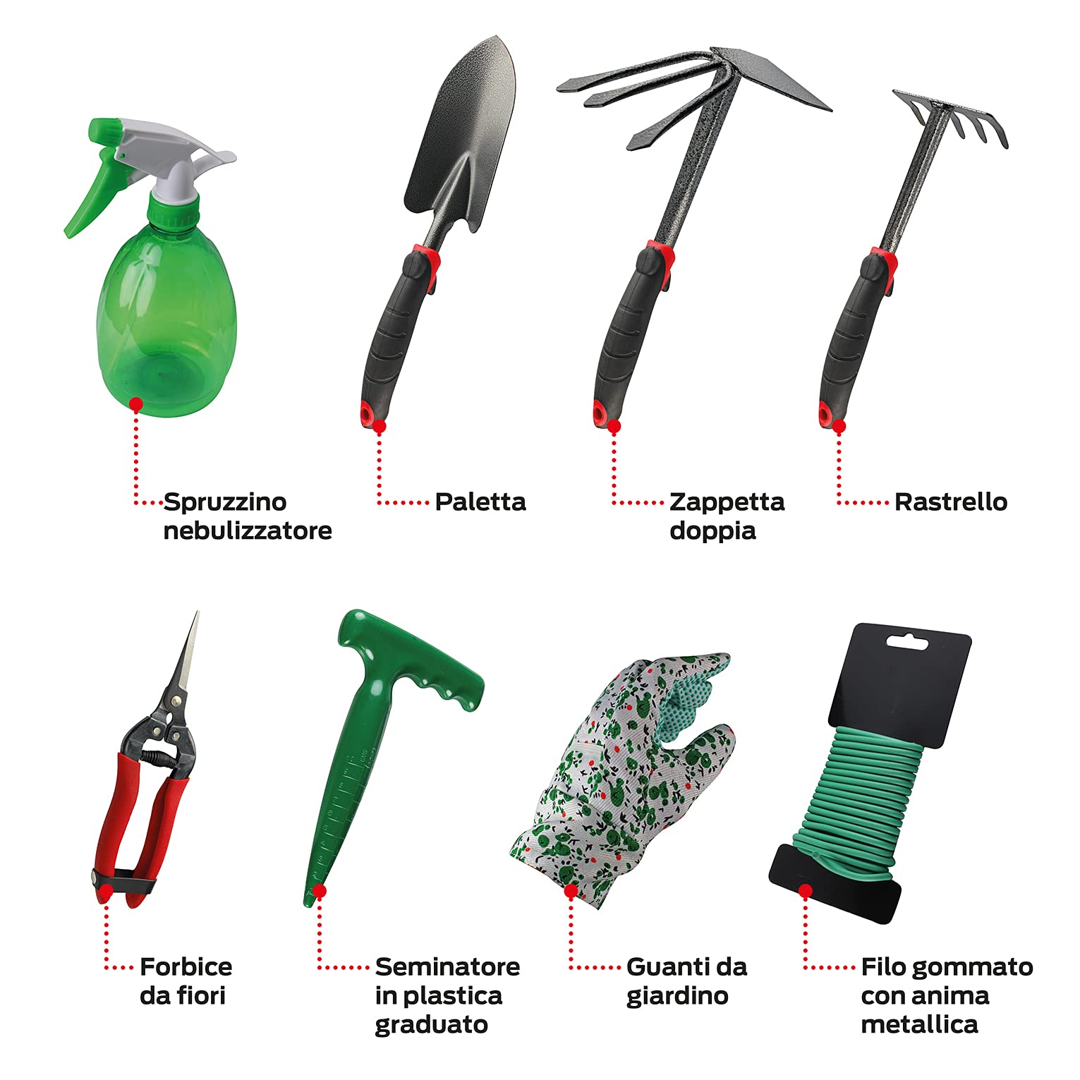 valex-set-completo-attrezzi-da-giardinaggio-con-borsa-e-8-utensili-manuali-palet image 2