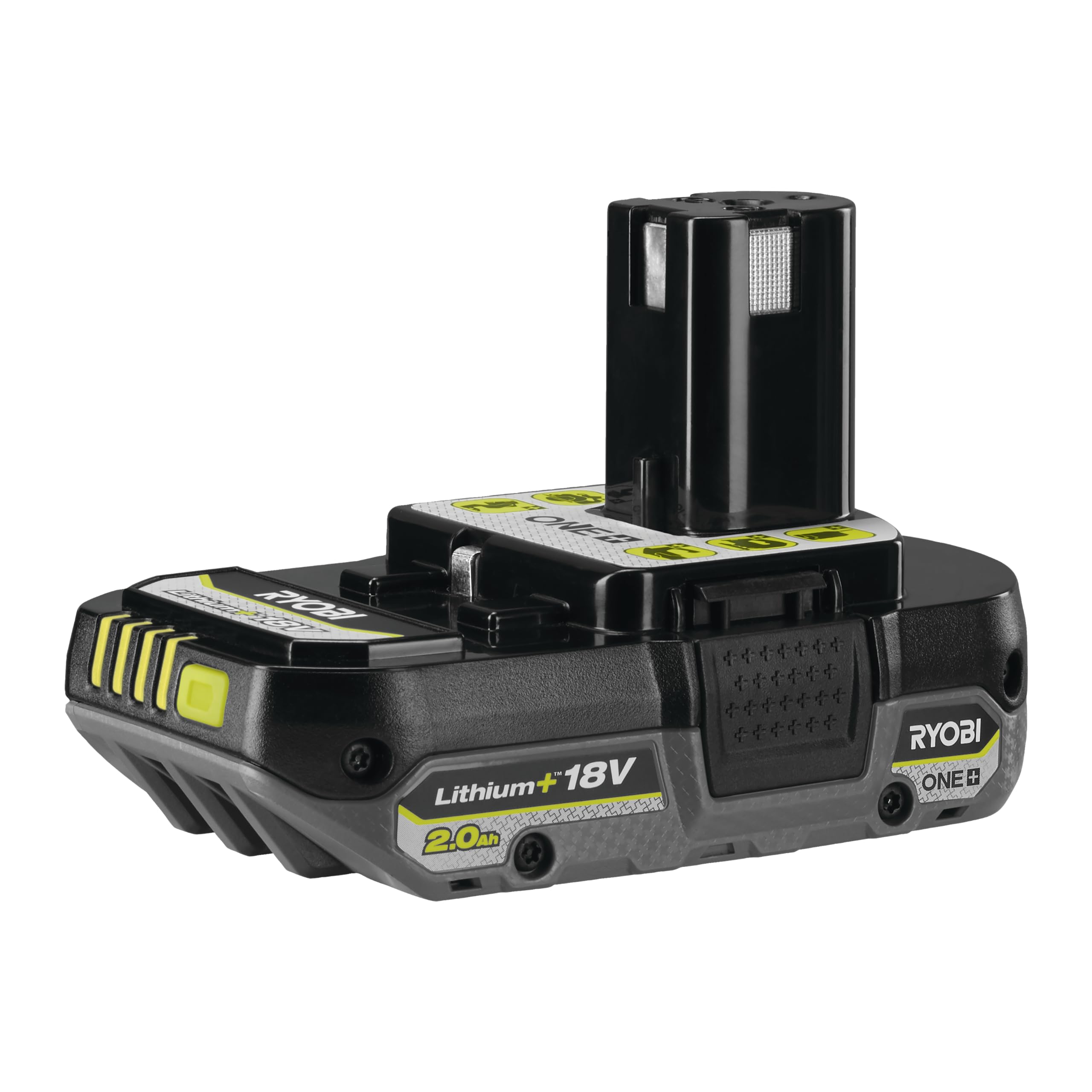 ryobi-rb1820c-batteria-originale-18v-one-2-0ah-lithium-intellicell-indicatore-le image 1