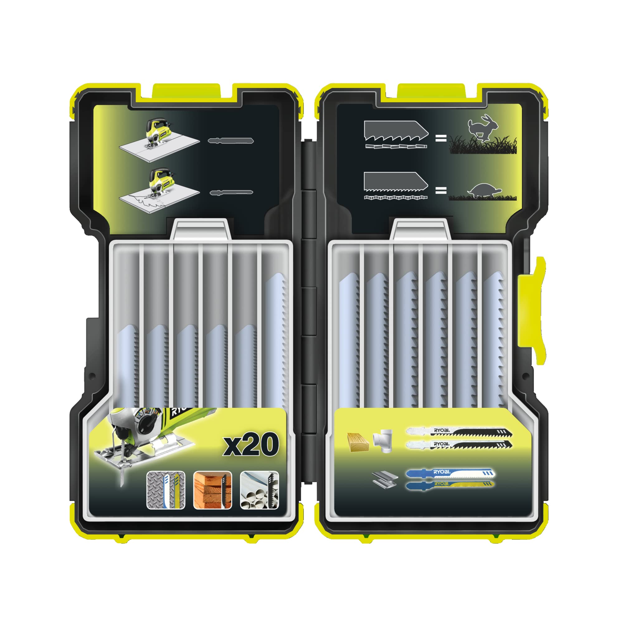 ryobi-rak20jb-set-20-lame-per-seghetto-alternativo-one-per-legno-e-metallo-75-10 image 2