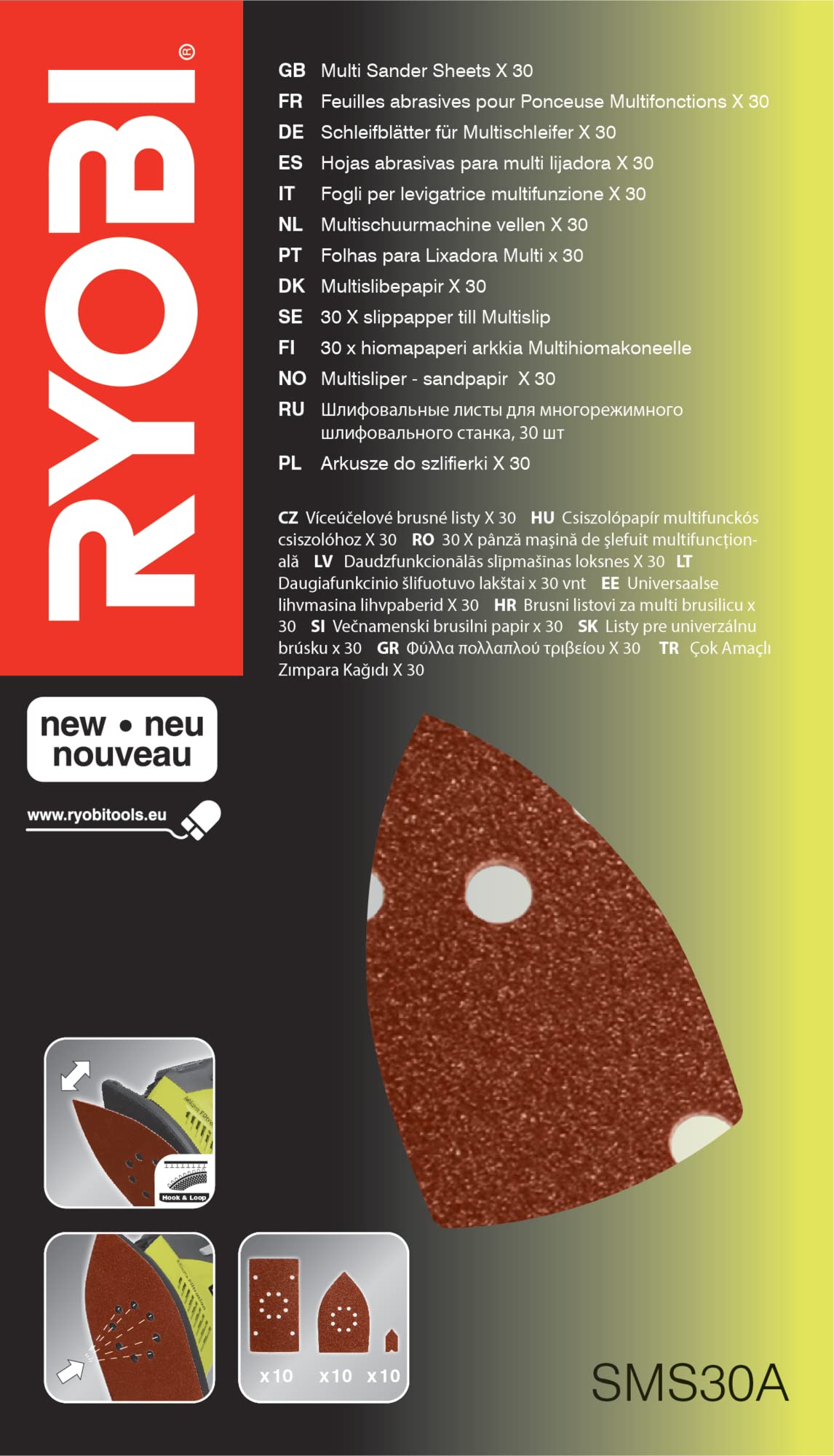 ryobi-set-30-fogli-abrasivi-decorativi-per-levigatrice-orbitale-delta-dito image 2