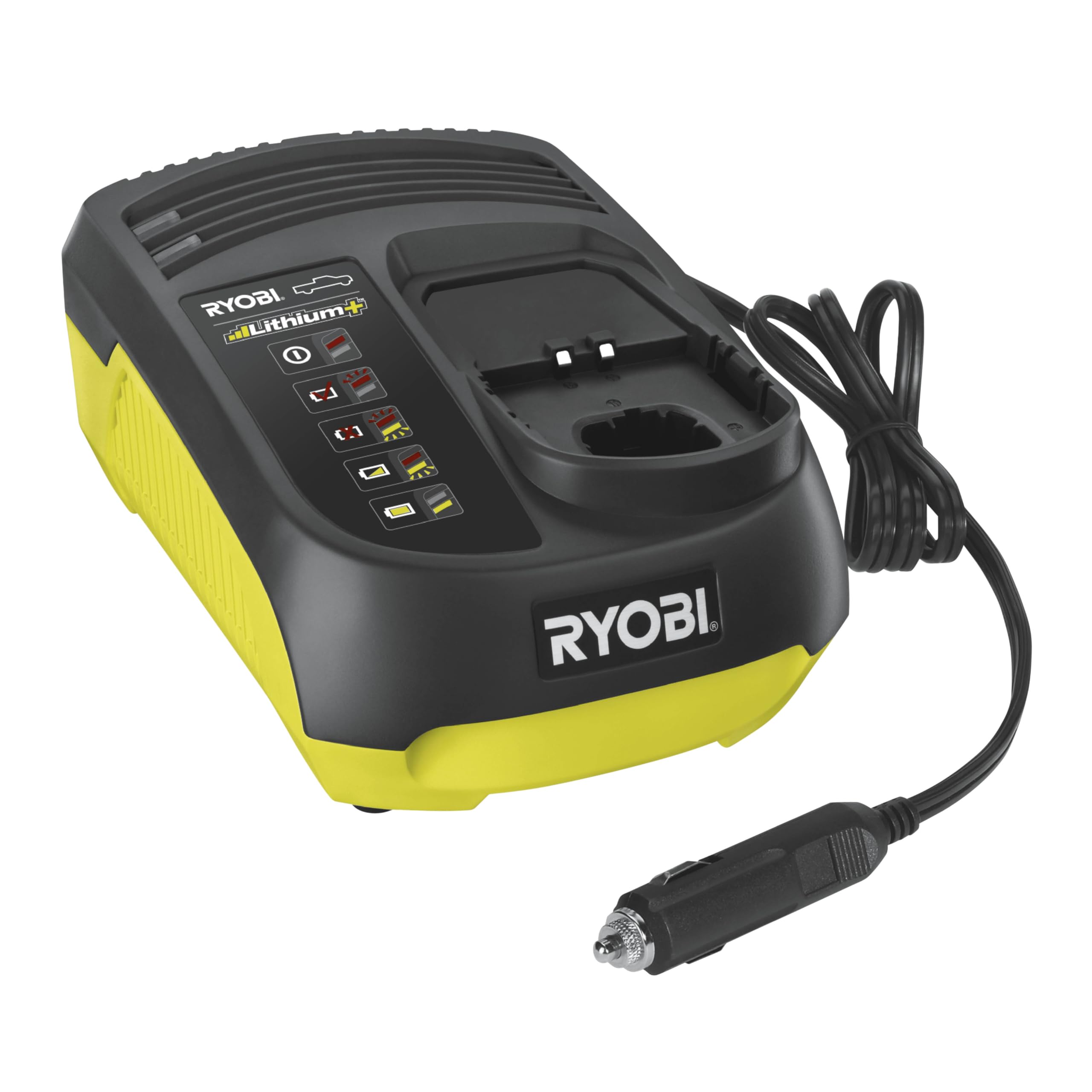 ryobi-rc18118c-caricabatterie-da-auto-18v-one-1-8a-con-tecnologie-chargeplus-e-i image 1