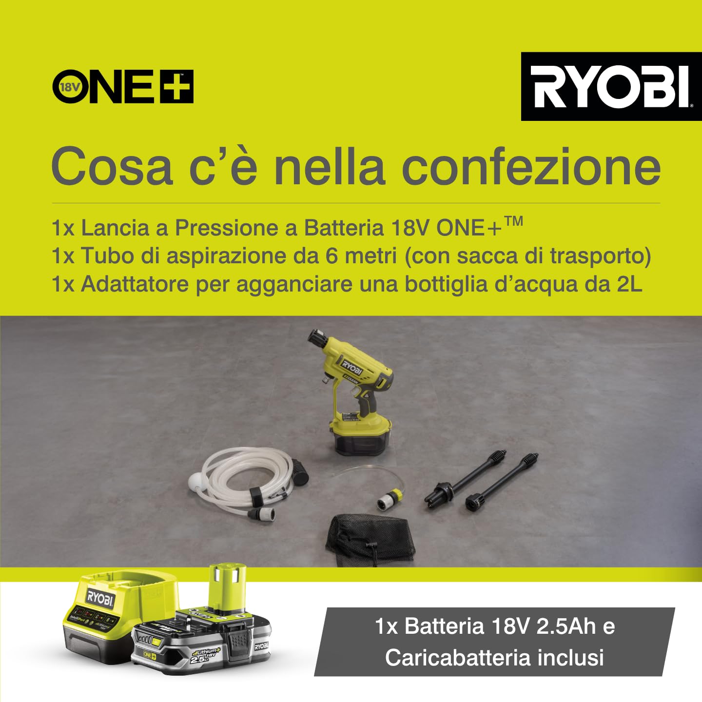 ryobi-ry18pw22a-125-idropulitrice-portatile-a-batteria-18v-one-22-bar-con-batter image 7
