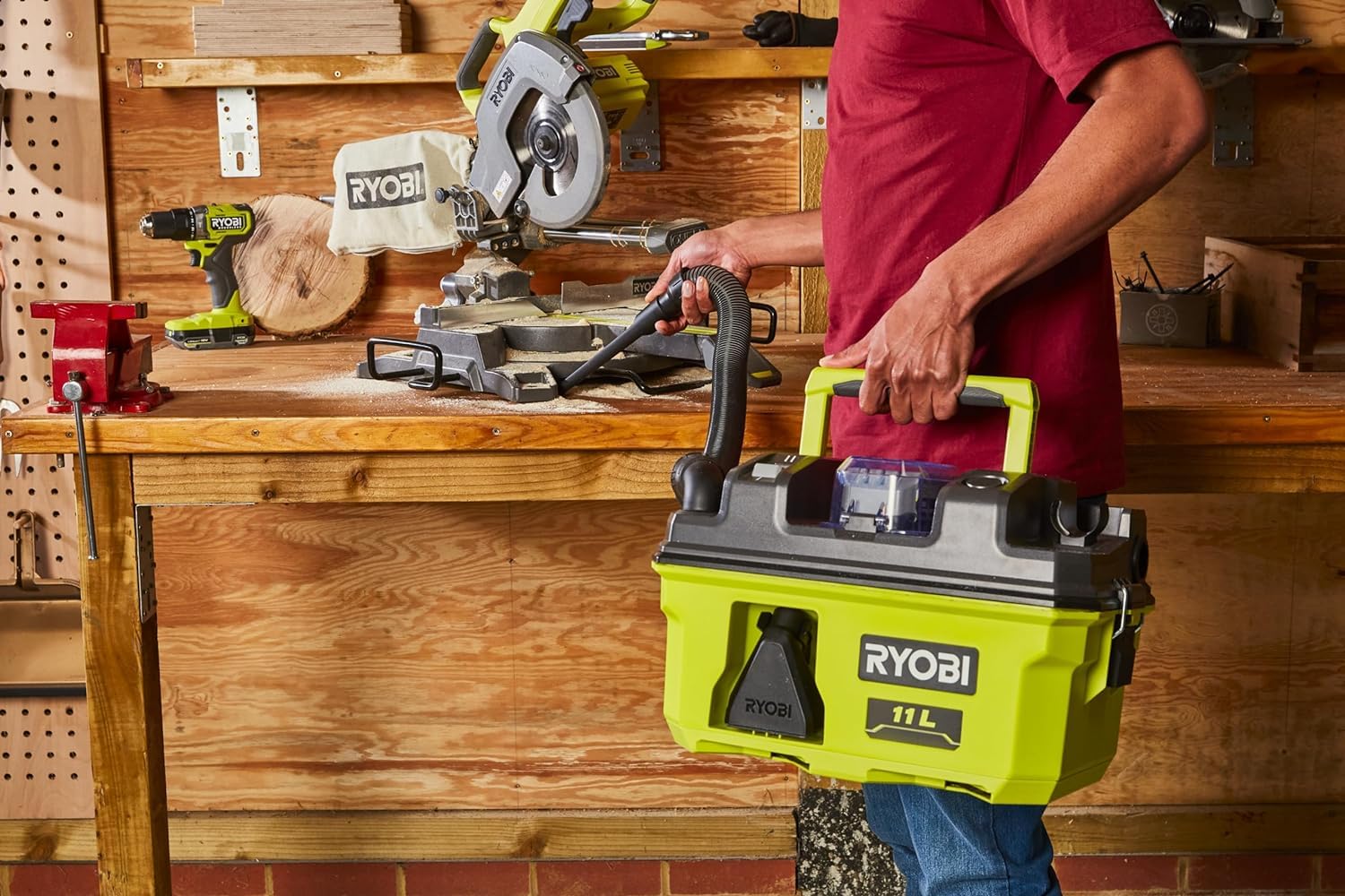 ryobi-rv1811-0-18v-one-aspiratore-portatile-a-batteria-con-soffiatore-serbatoio- image 4