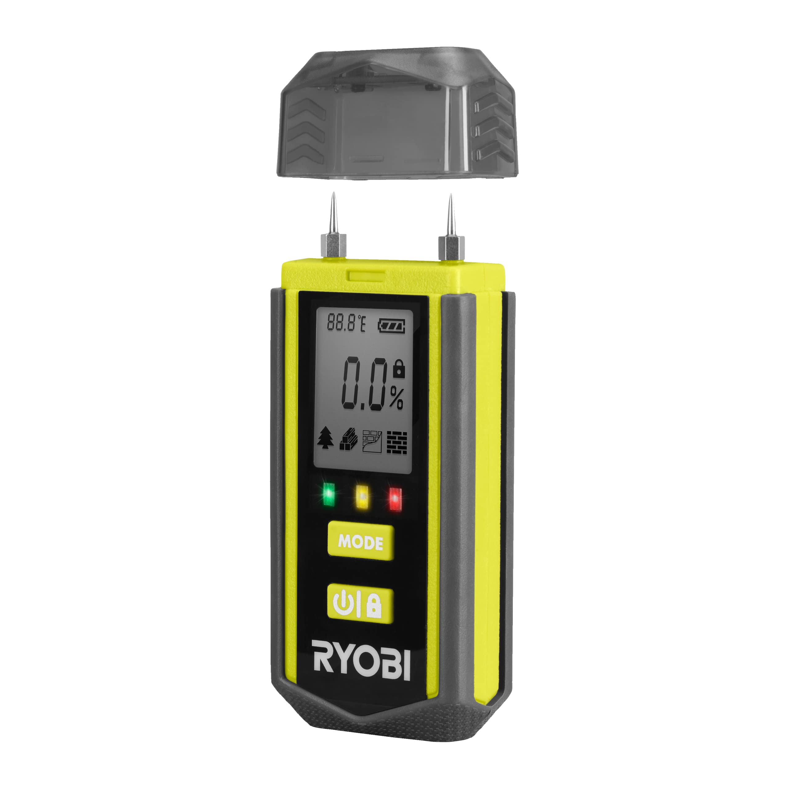 ryobi-rbpinmm1-misuratore-di-umidit-18v-one-per-legno-gesso-e-calcestruzzo-batte image 1