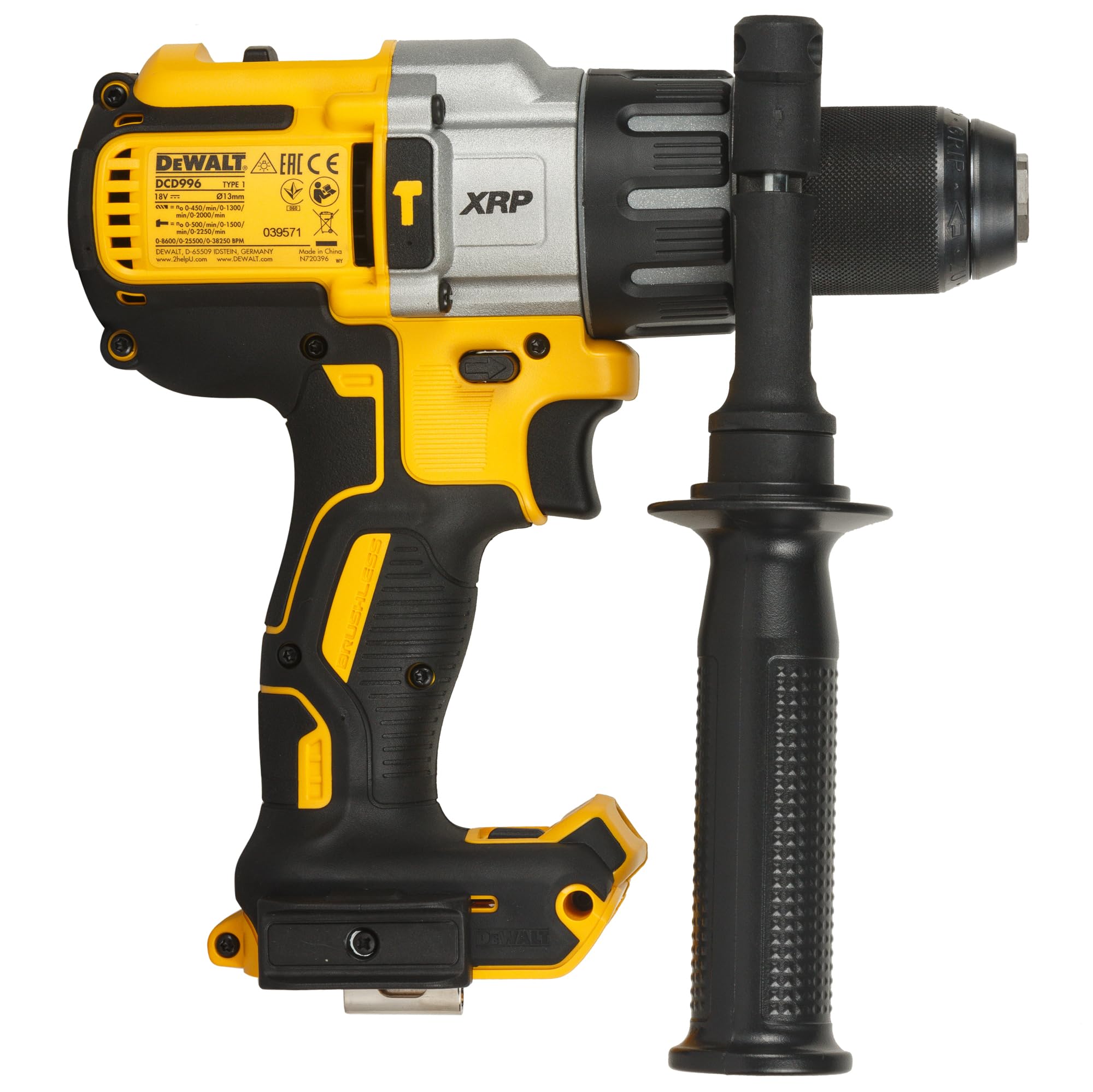 dewalt-dcd996nt-xj-trapano-avvitatore-a-percussione-brushless-xr-18v-xrp-3-veloc image 2
