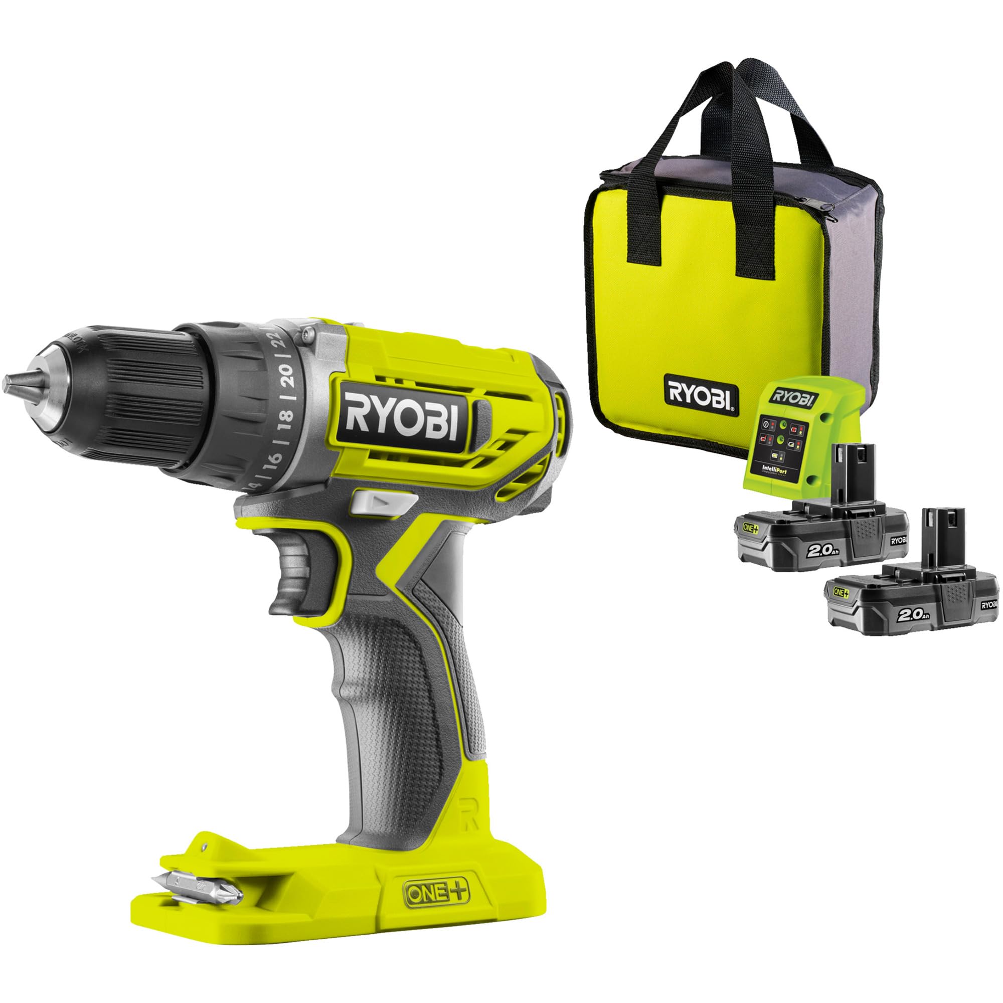 ryobi-r18dd2-120s-trapano-avvitatore-18v-one-45-nm-con-mandrino-autoserraggio-10 image 1