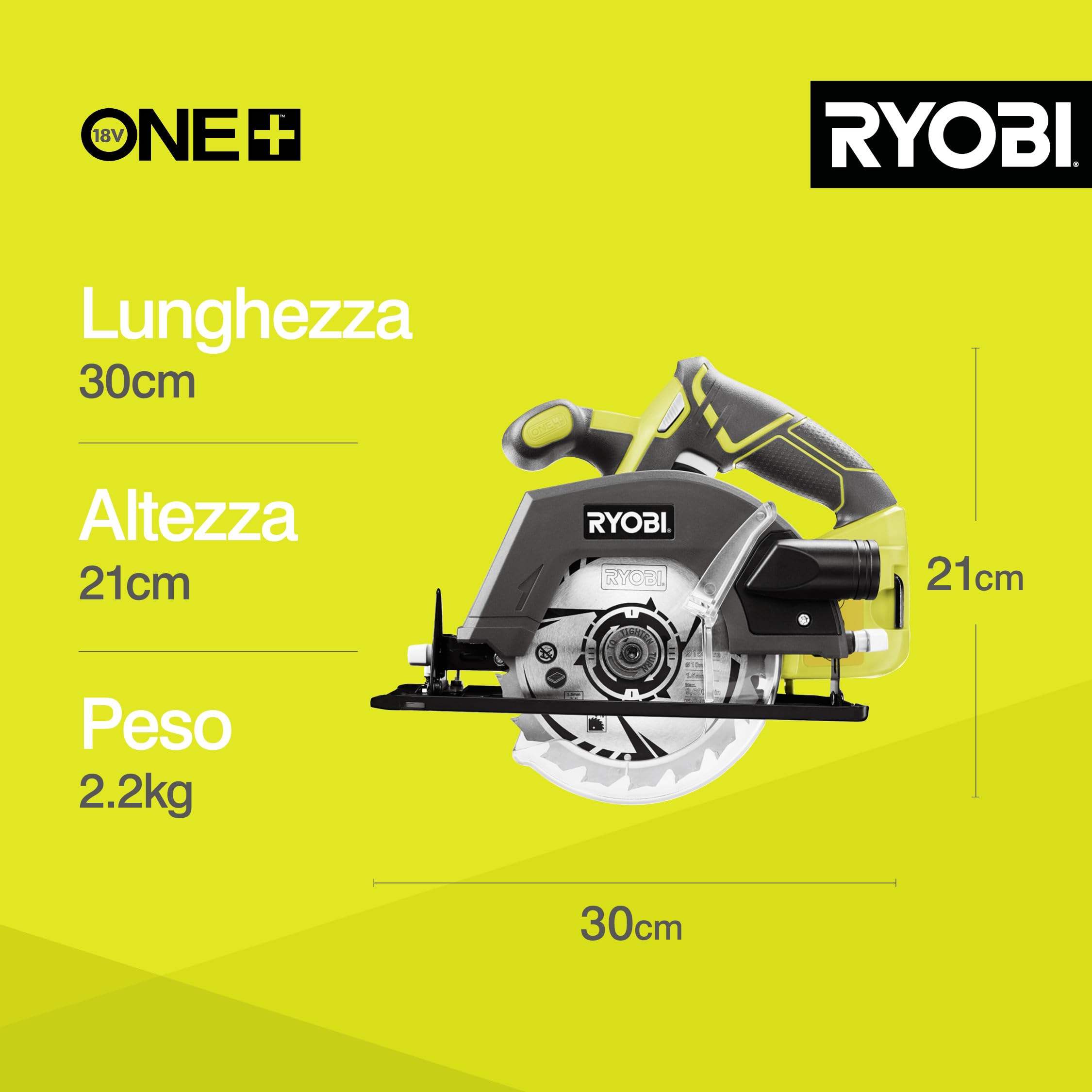 ryobi-r18csp-0-sega-circolare-a-batteria-18v-one-lama-150-mm-solo-corpo image 8