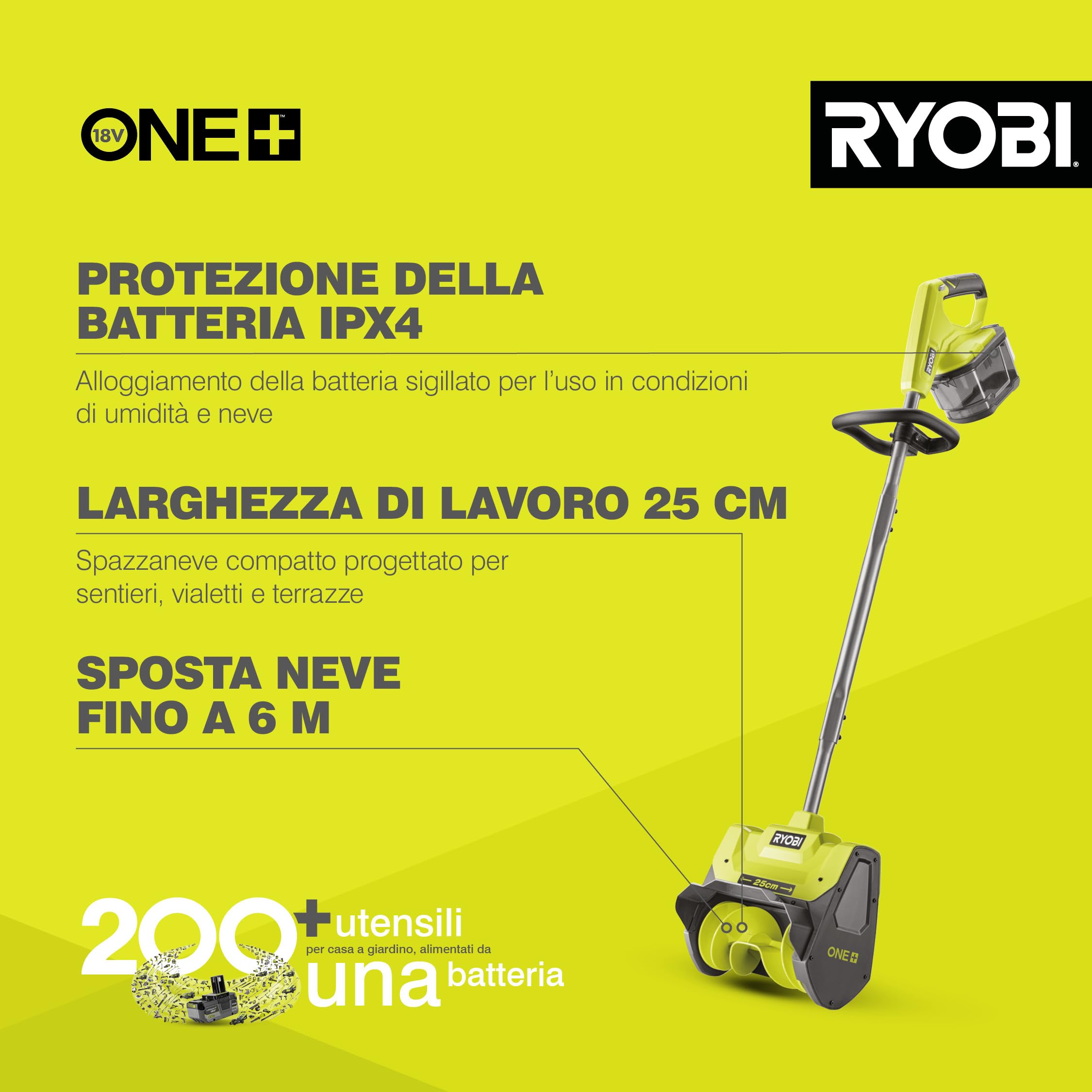 ryobi-ry18st25a-0-spazzaneve-a-batteria-18v-one-larghezza-25-cm-profondit-15-cm- image 2