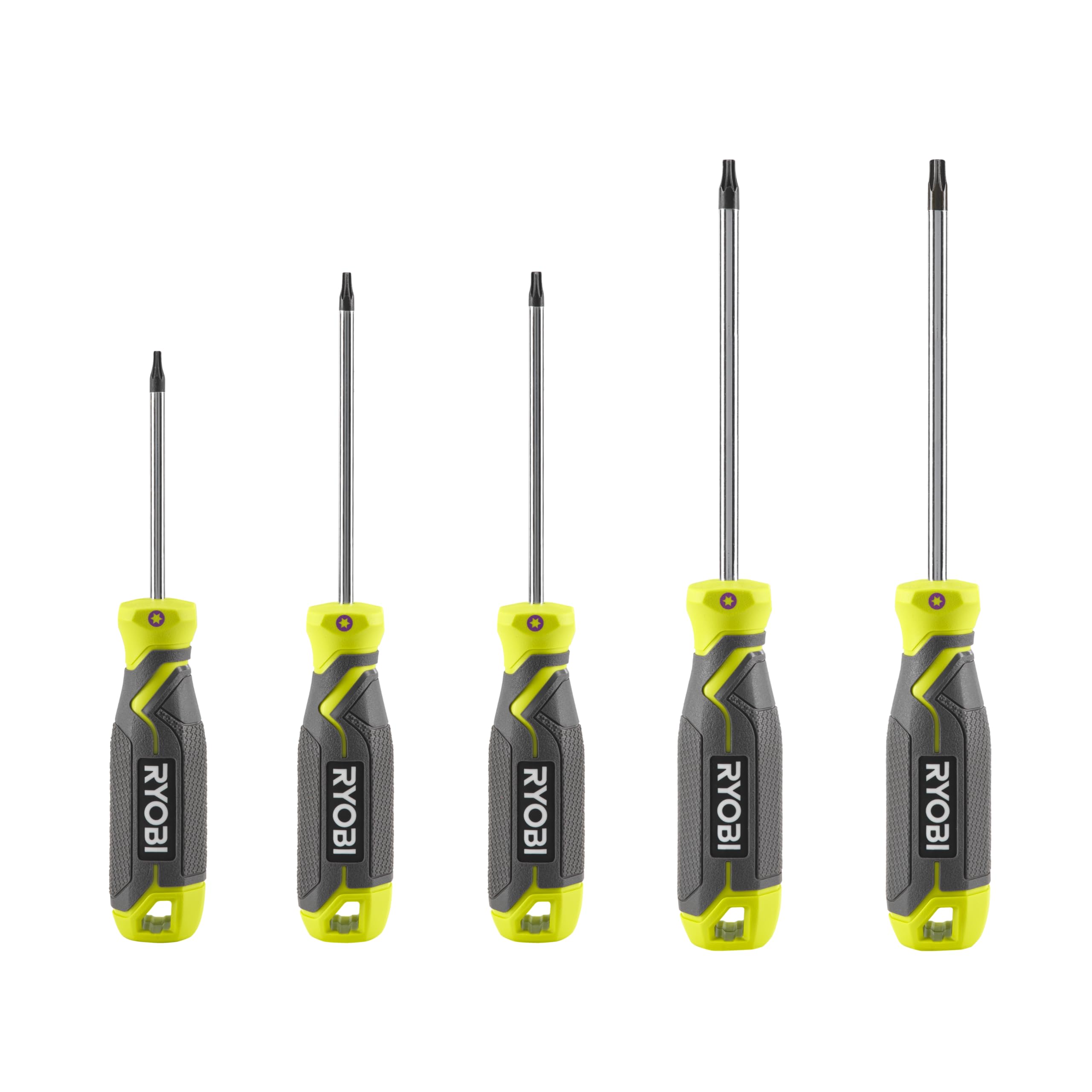 ryobi-rhsdst5-set-di-5-cacciaviti-magnetici-torx-t10-t30-con-manico-ergonomico-a image 1