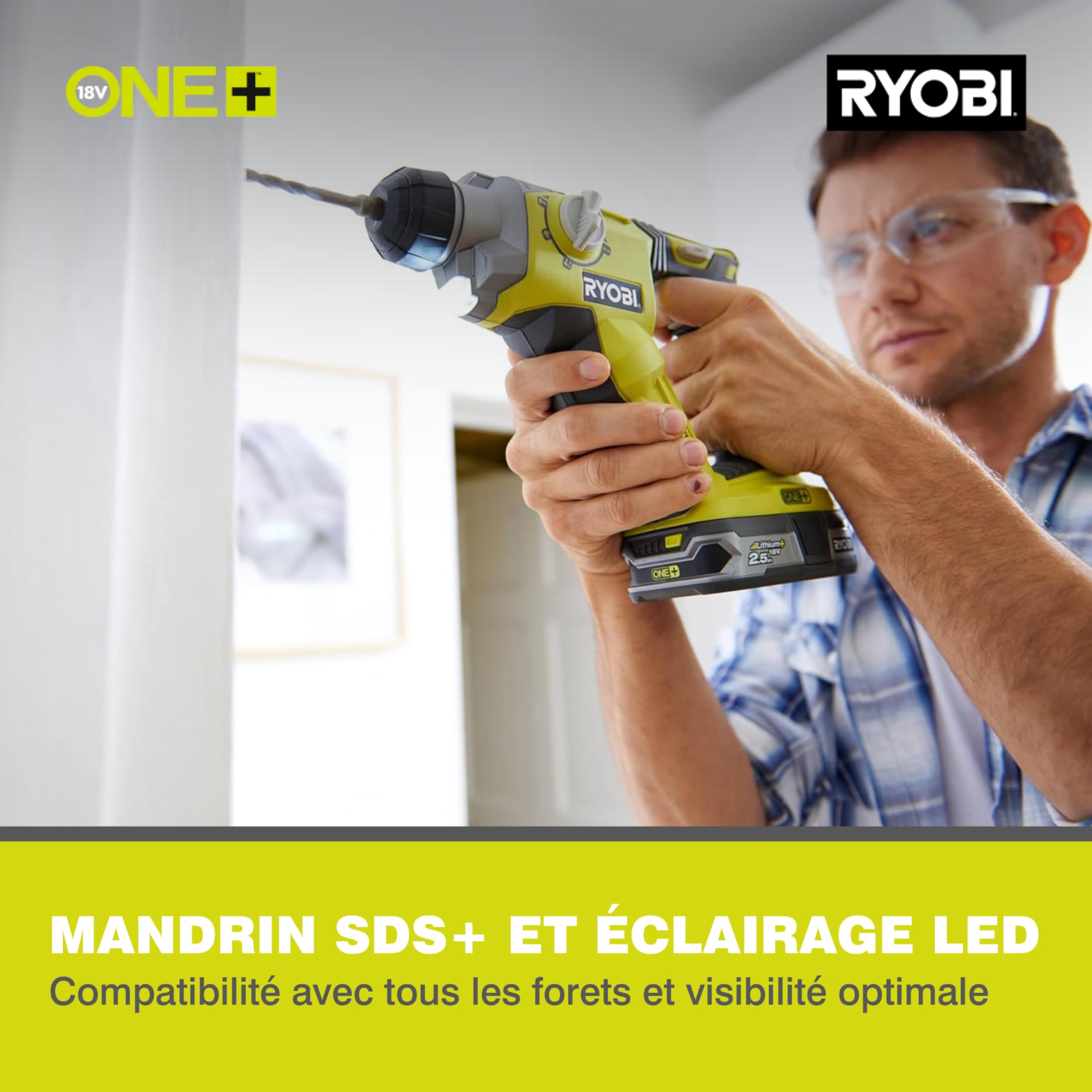ryobi-r18sds-125s-martello-perforatore-sds-plus-a-batteria-18v-one-1-3-j-con-bat image 6