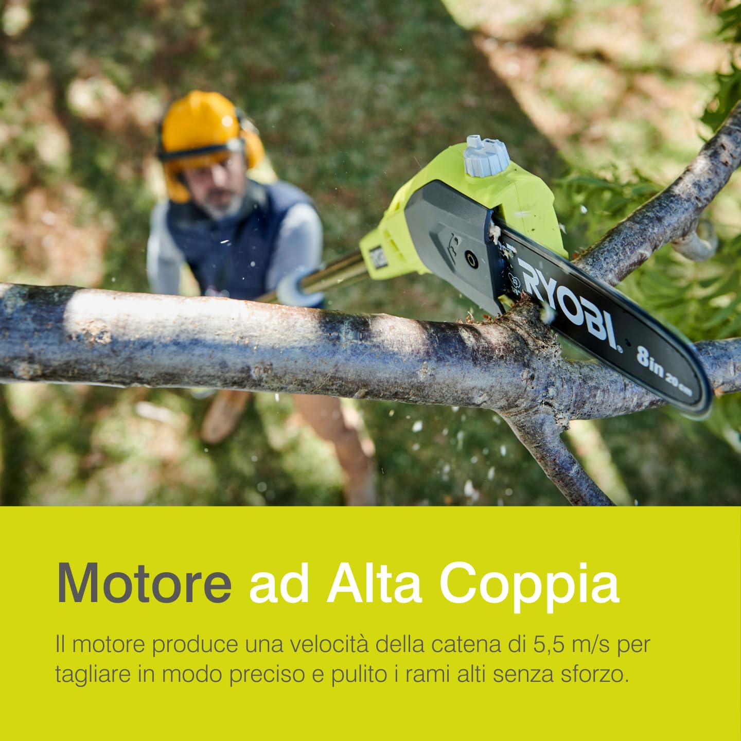 ryobi-opp1820-potatore-a-palo-a-batteria-18v-one-barra-20-cm-albero-estensibile- image 6