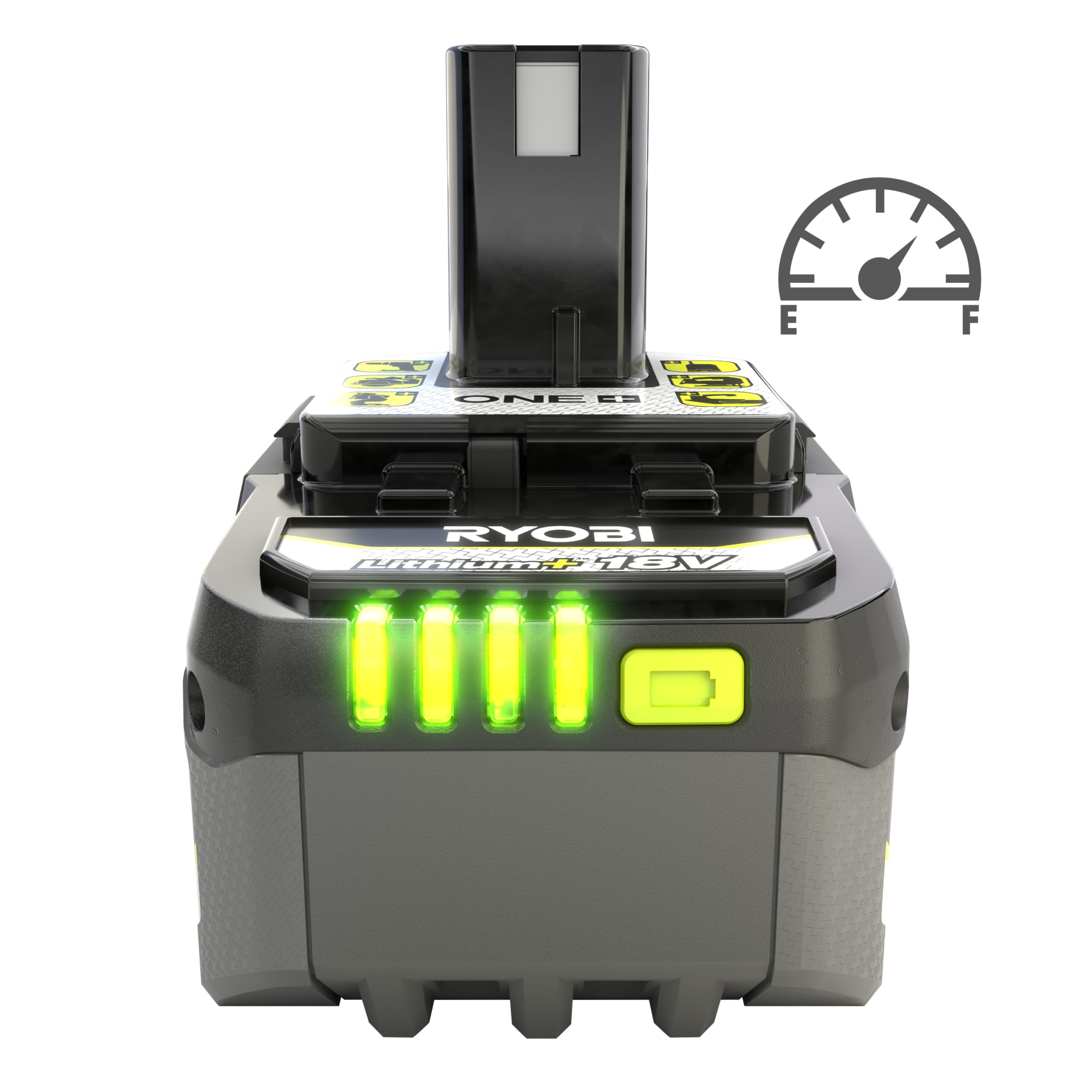 ryobi-rb1840x-batteria-al-litio-18v-one-4-0-ah-compatta-indicatore-di-carica-tec image 3
