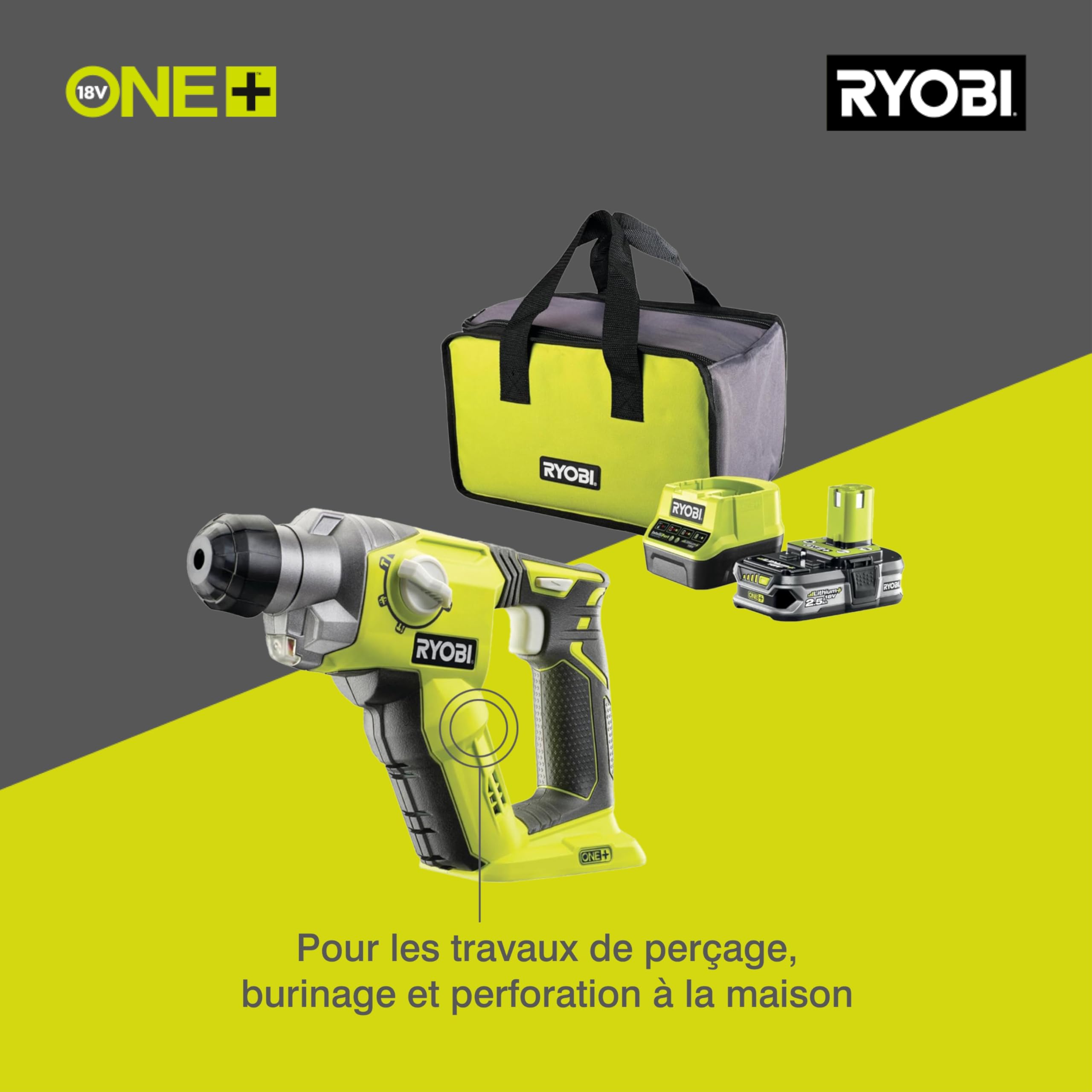 ryobi-r18sds-125s-martello-perforatore-sds-plus-a-batteria-18v-one-1-3-j-con-bat image 8