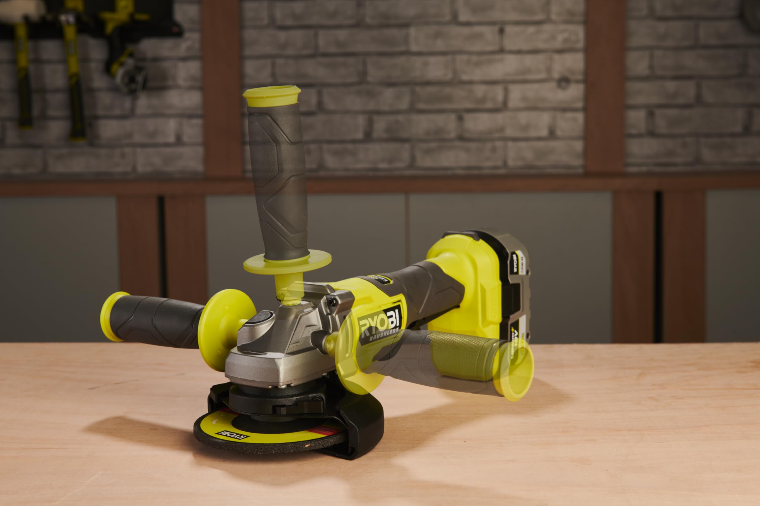 ryobi-rag18bl-1c40s-smerigliatrice-angolare-brushless-a-batteria-18v-one-disco-1 image 3