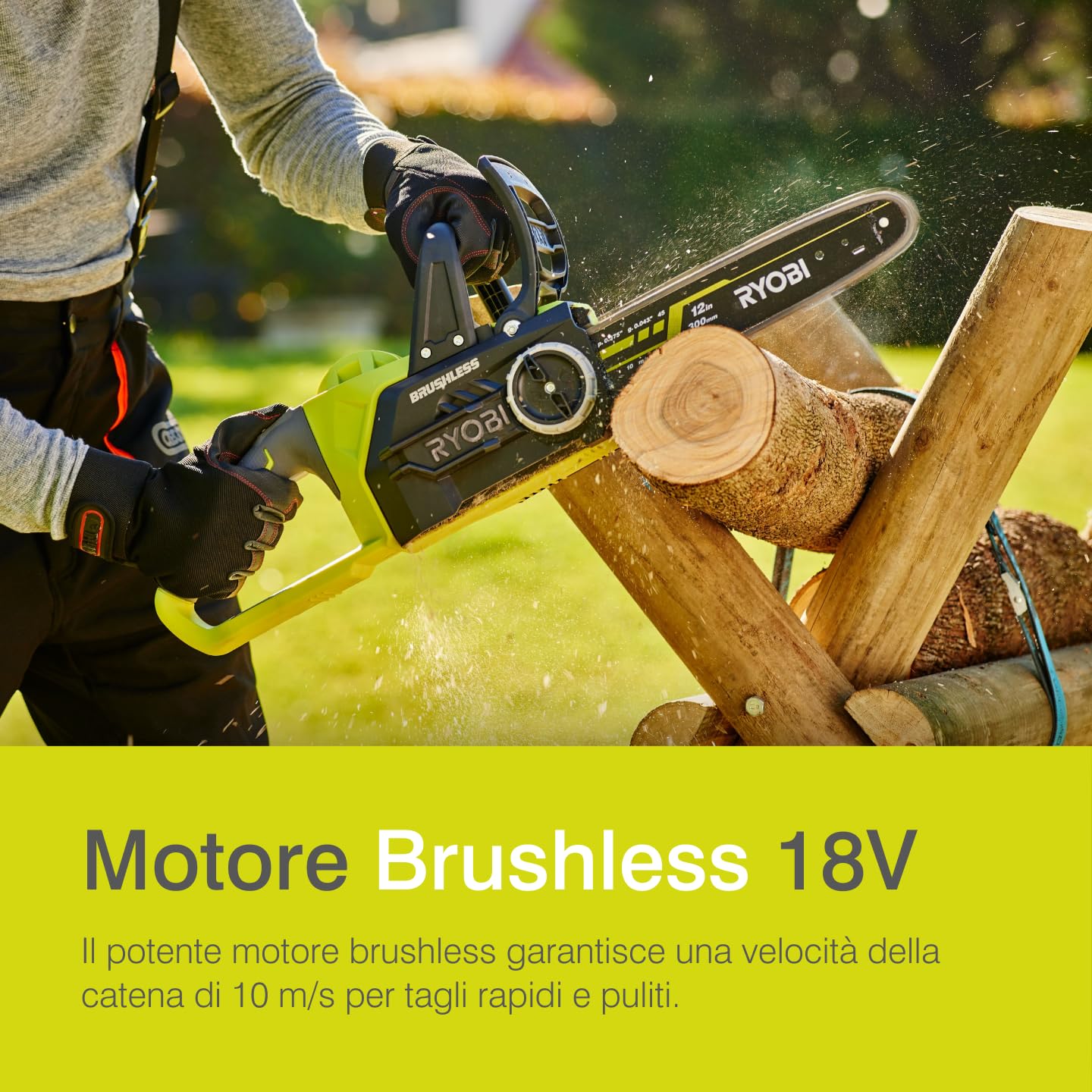 ryobi-ocs1830-elettrosega-brushless-a-batteria-18v-one-barra-30-cm-freno-catena- image 3