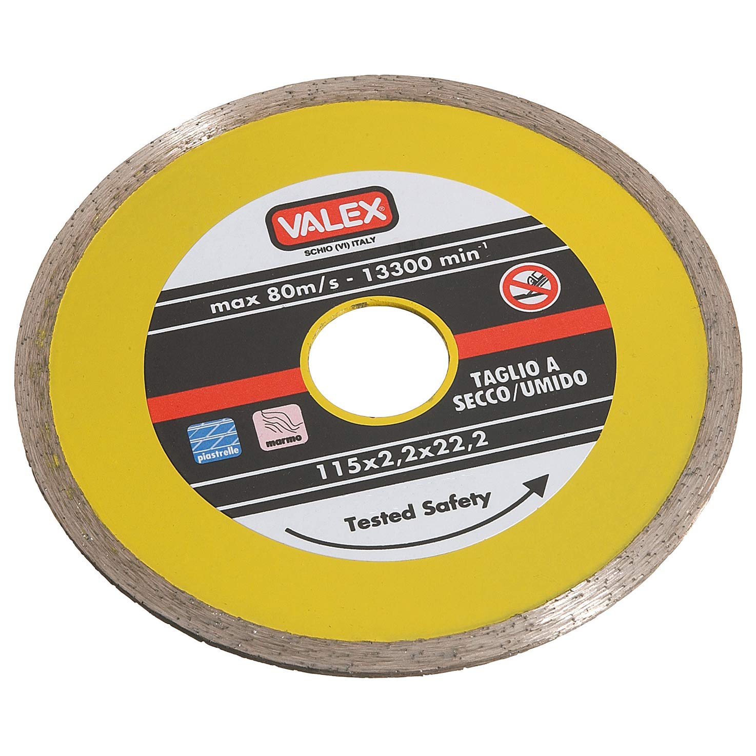 valex-disco-diamantato-a-corona-continua-115-mm-per-smerigliatrice-angolare-foro image 1