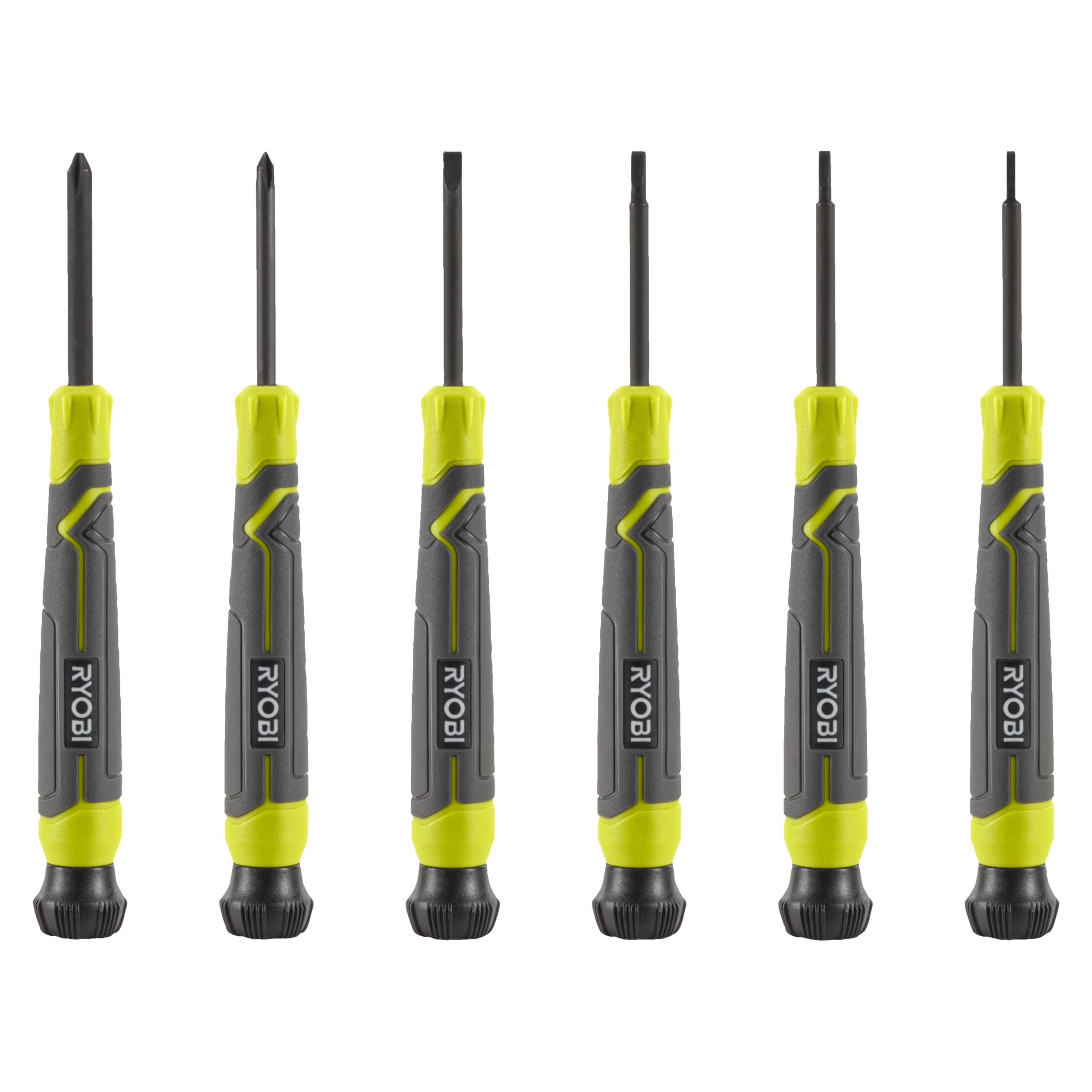 ryobi-rhsdspc6-set-di-6-cacciaviti-di-precisione-magnetici-con-tappo-rotante image 1