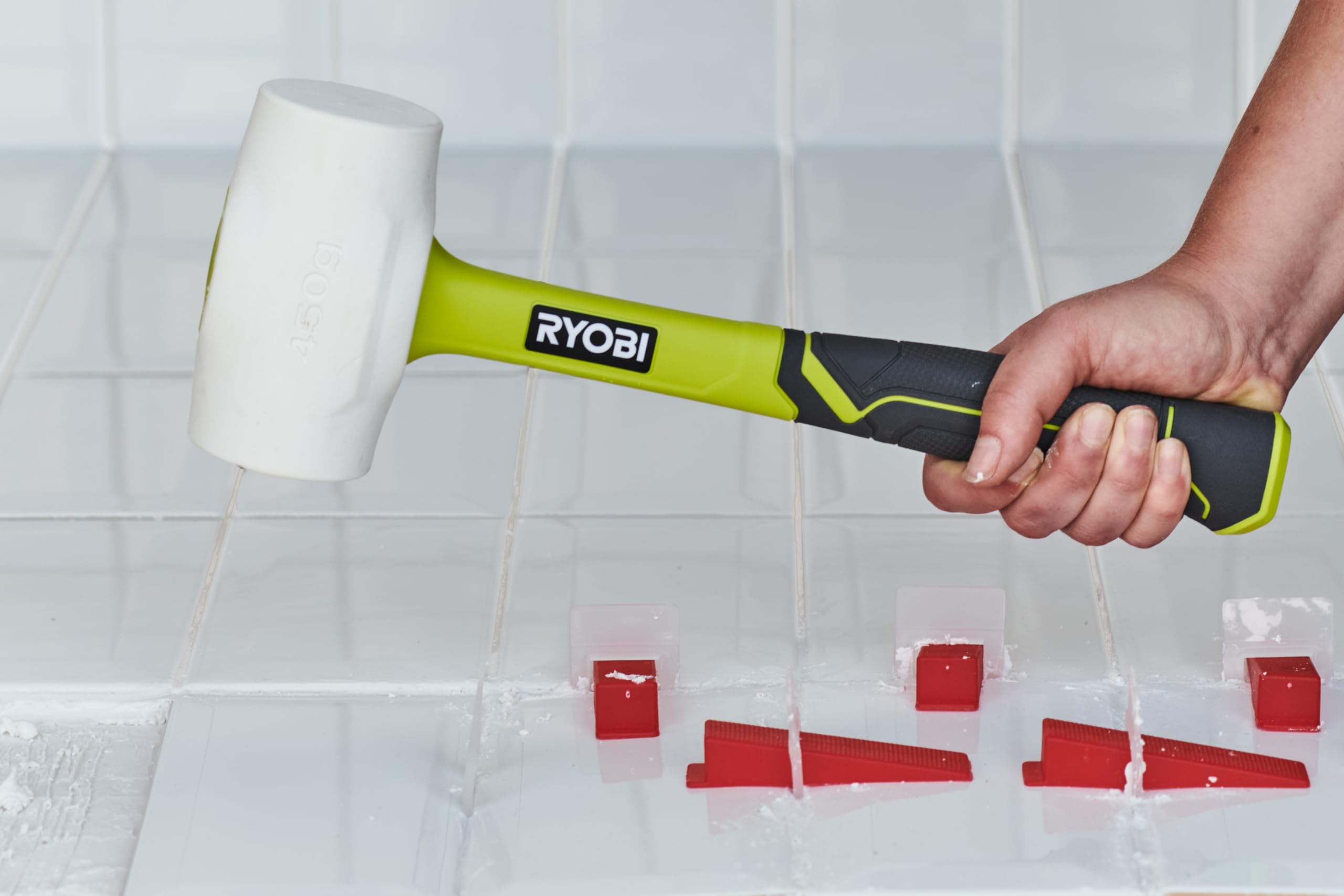 ryobi-rhhm450w-mazza-di-gomma-bianca-450g-con-testa-in-gomma-senza-segni-e-manic image 5