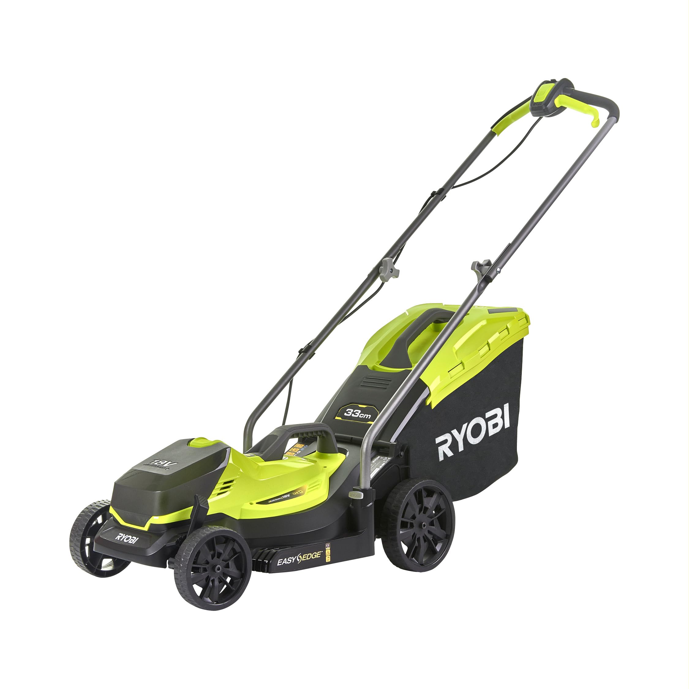 ryobi-olm1833b-tosaerba-a-batteria-18v-one-da-33-cm-ripiegabile-per-giardini-fin image 1