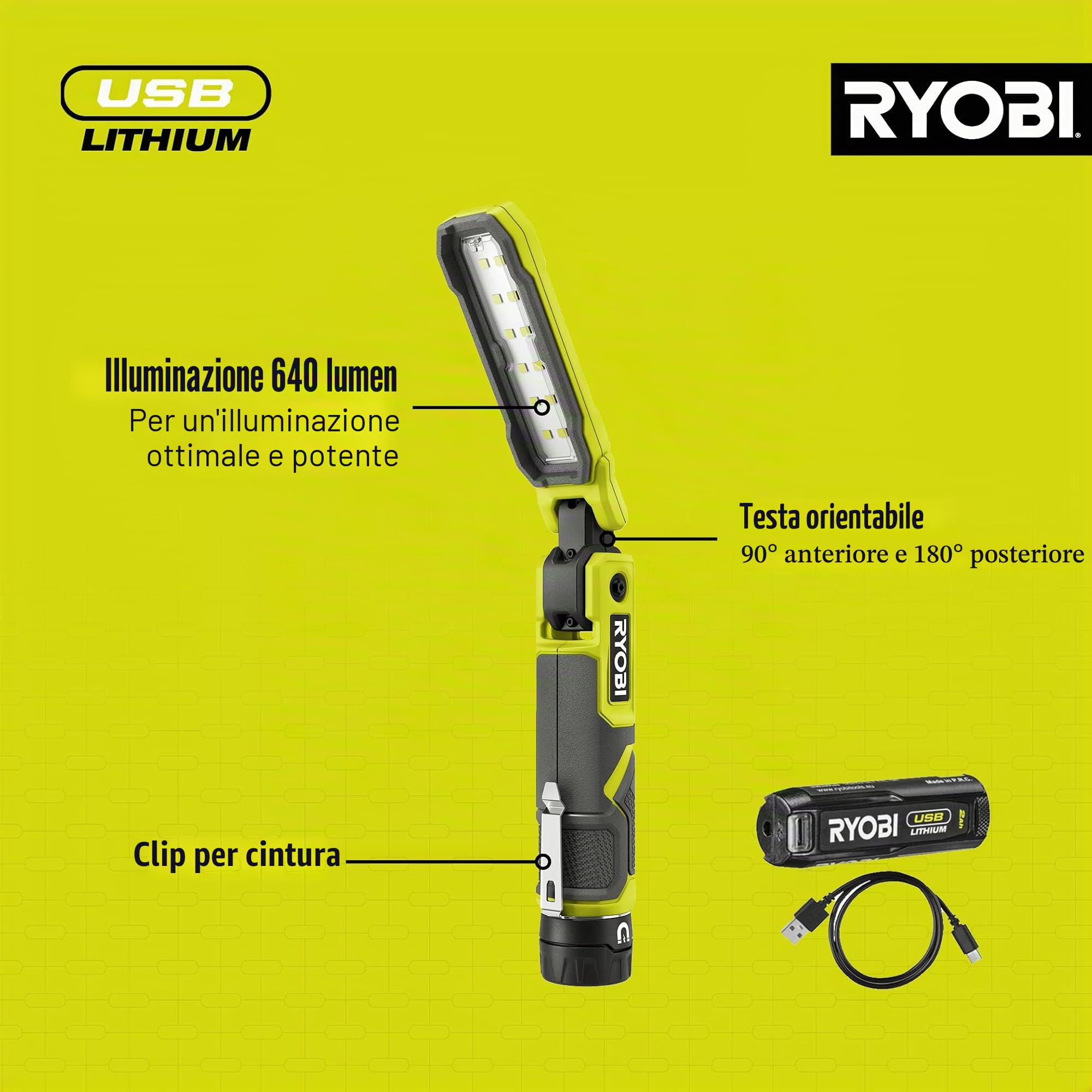 ryobi-rli4-120g-lampada-magnetica-da-lavoro-4v-usb-lithium-led-fino-a-650-lumens image 8