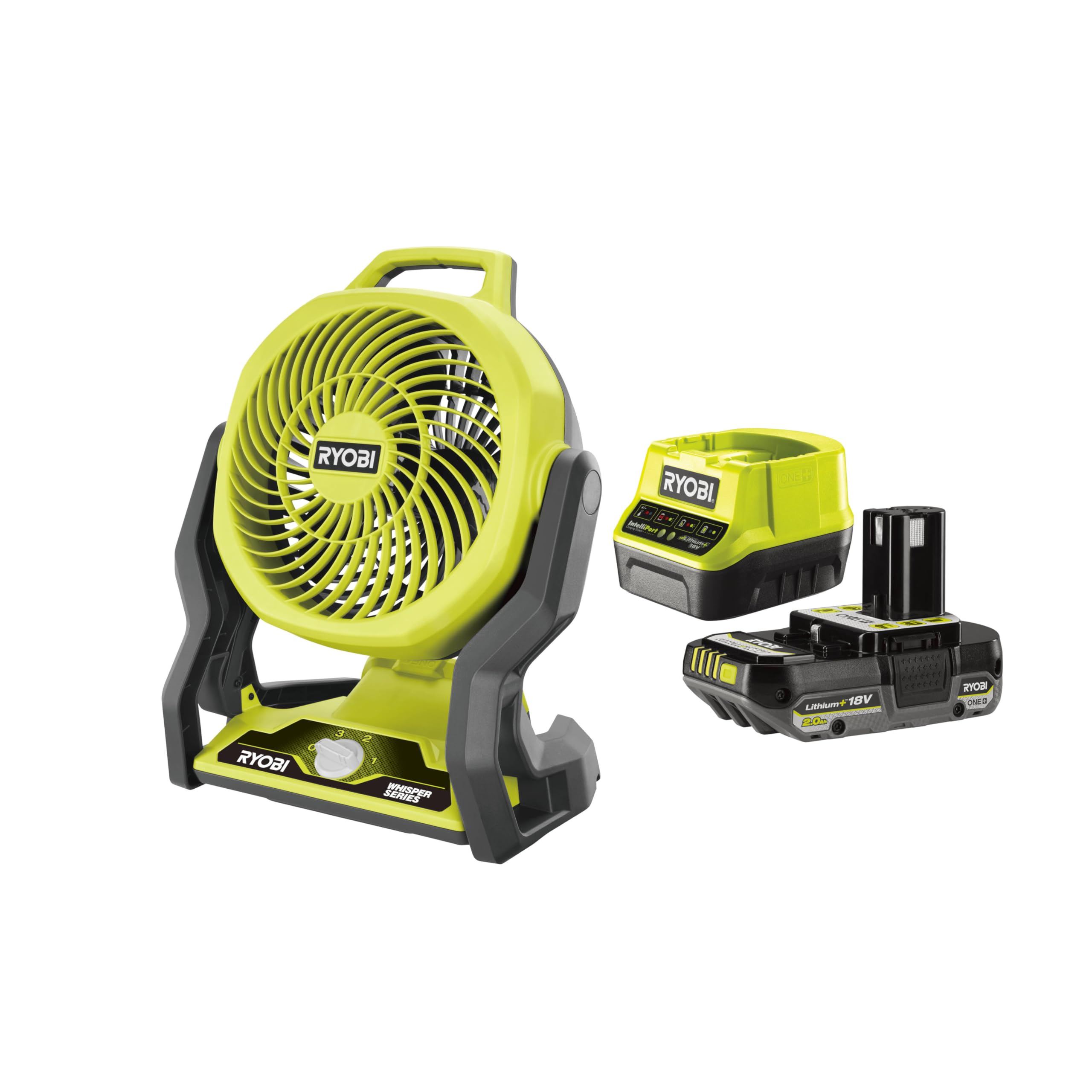 ryobi-rf18-1c20gzl-ventilatore-silenzioso-whisper-18v-one-19-cm-3-velocit-testa- image 1
