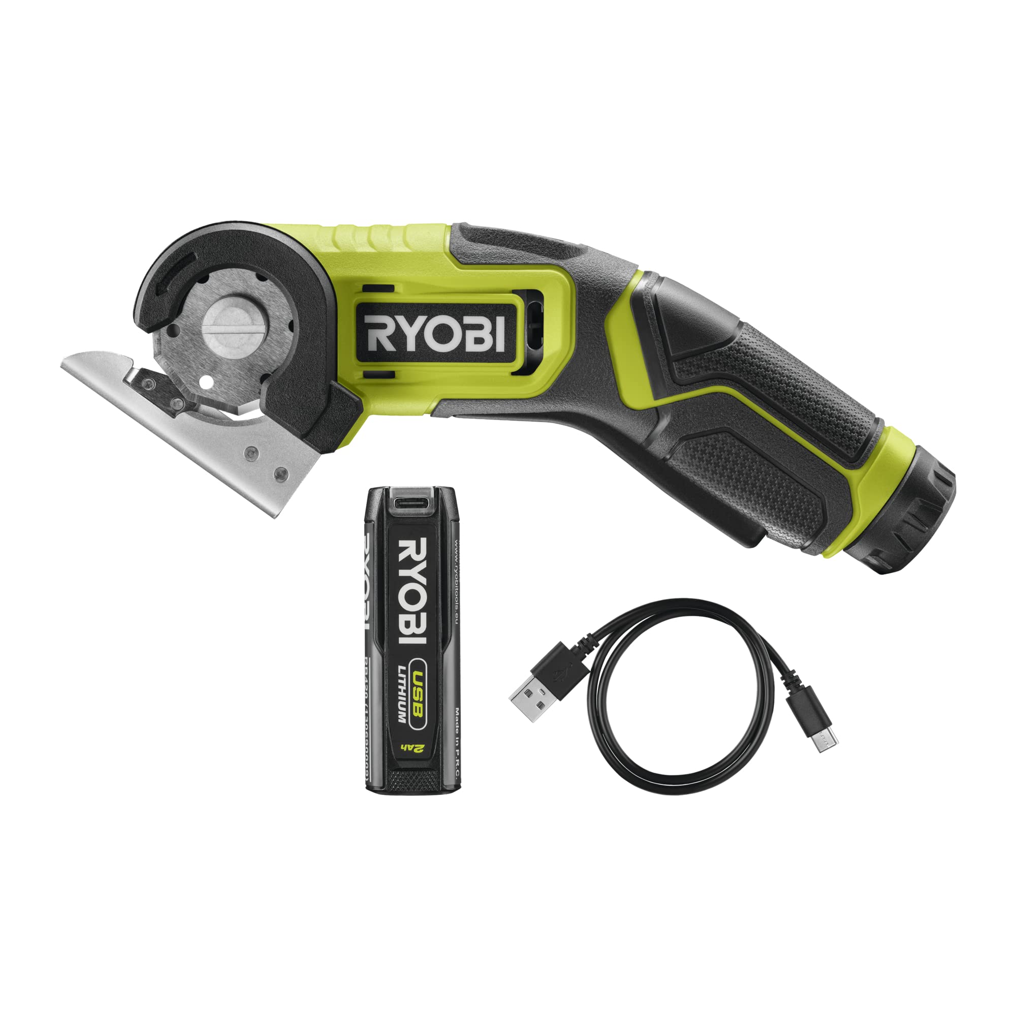 ryobi-rct4-120g-taglierina-a-batteria-4v-con-lama-auto-affilante-taglio-6-mm-bat image 1