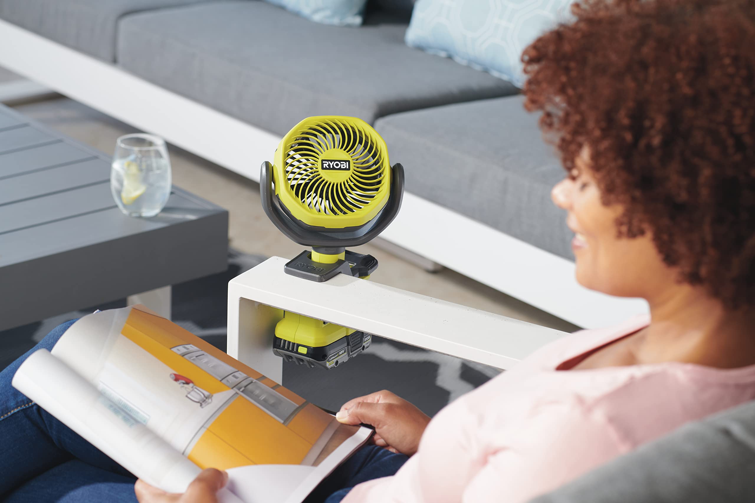 ryobi-rcf18-0-ventilatore-a-pinza-cordless-18v-one-ventola-da-10-cm-testa-orient image 2