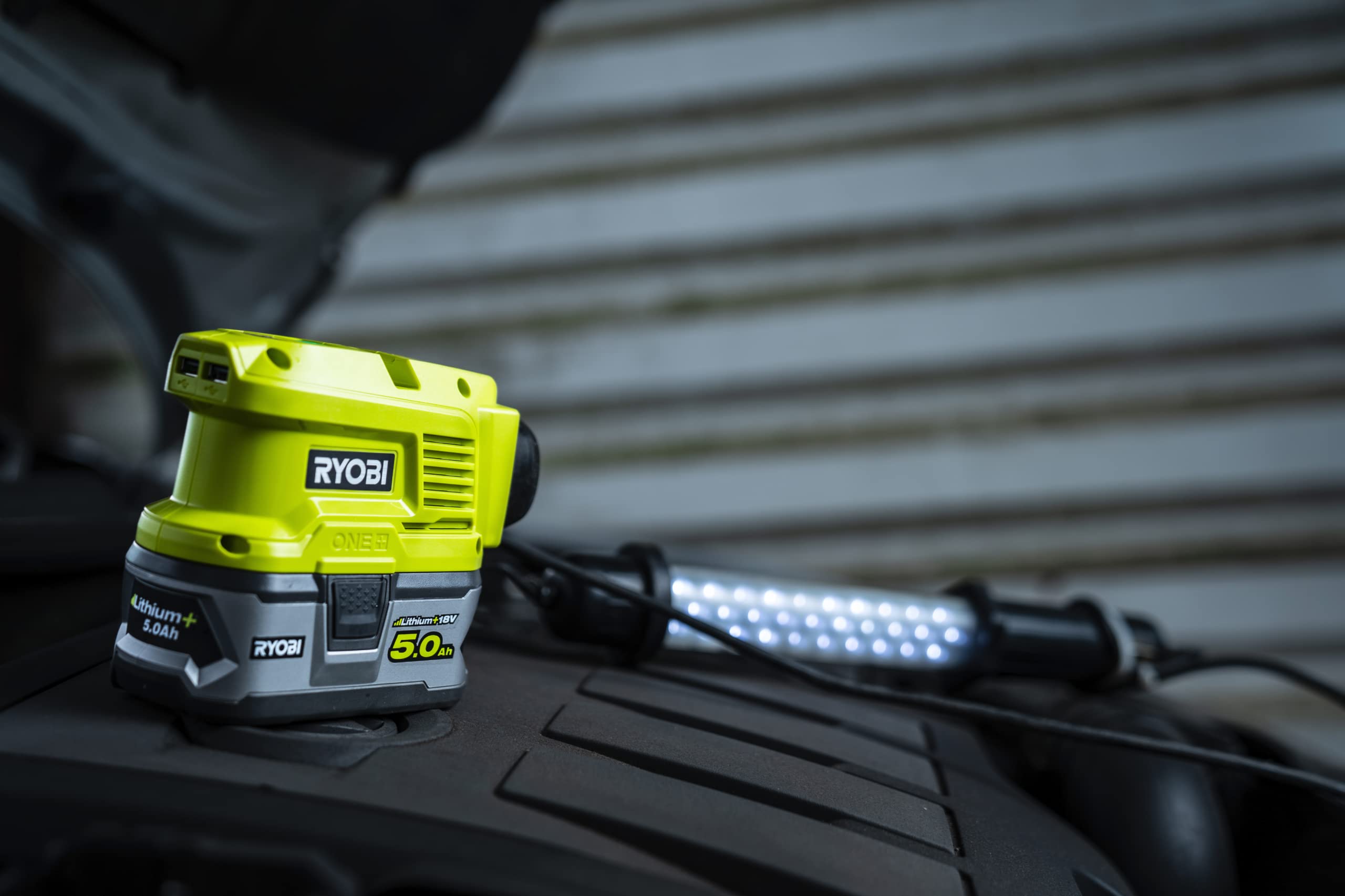 ryobi-ry18bi150a-0-inverter-18v-one-230v-150w-2-porte-usb-led-senza-batteria image 5