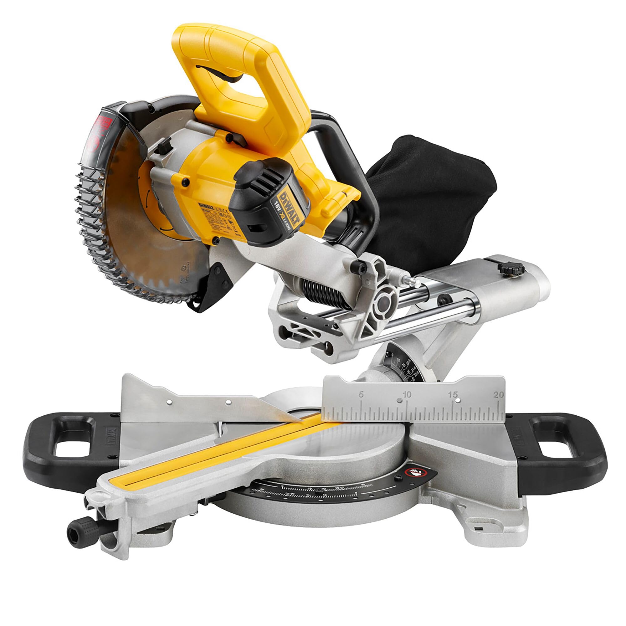 dewalt-dcs365n-xj-troncatrice-radiale-a-batteria-18v-xr-con-disco-184-mm-angoli- image 3