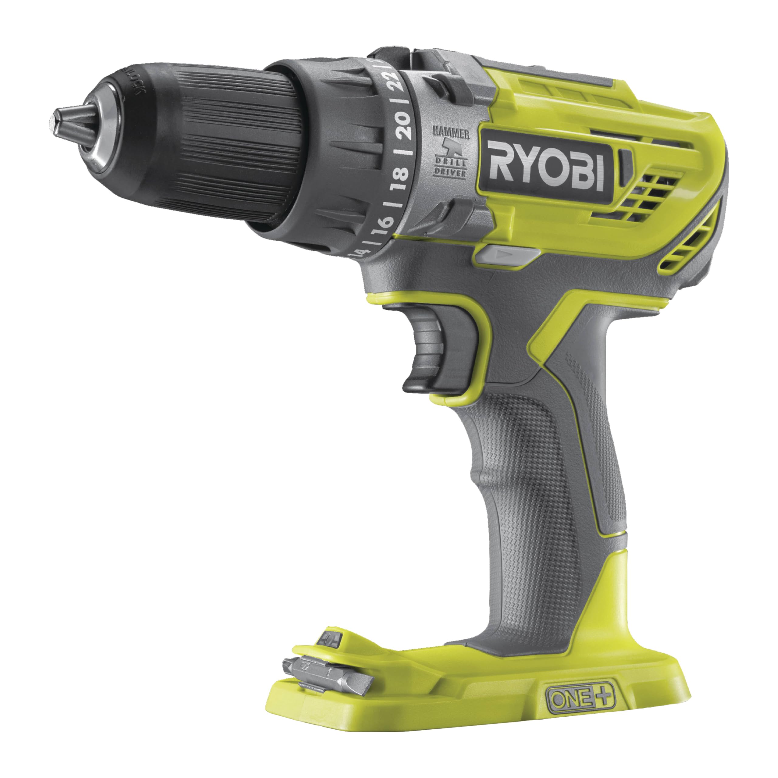 ryobi-r18pd3-242s-trapano-a-percussione-18v-one-con-batterie-4-0ah-e-2-0ah-e-car image 3