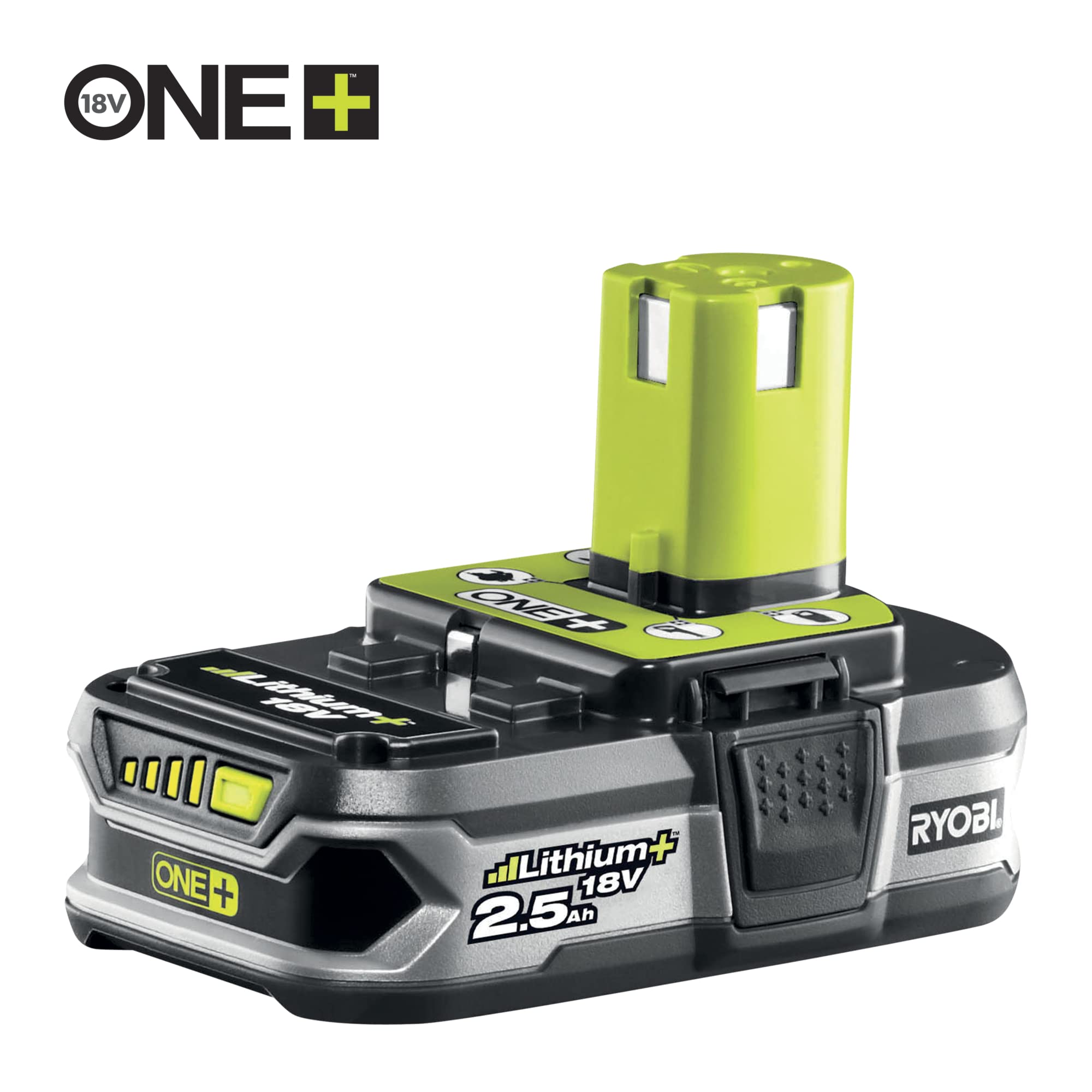 ryobi-rb18l25-batteria-originale-18v-one-2-5ah-lithium-con-tecnologia-intellicel image 2